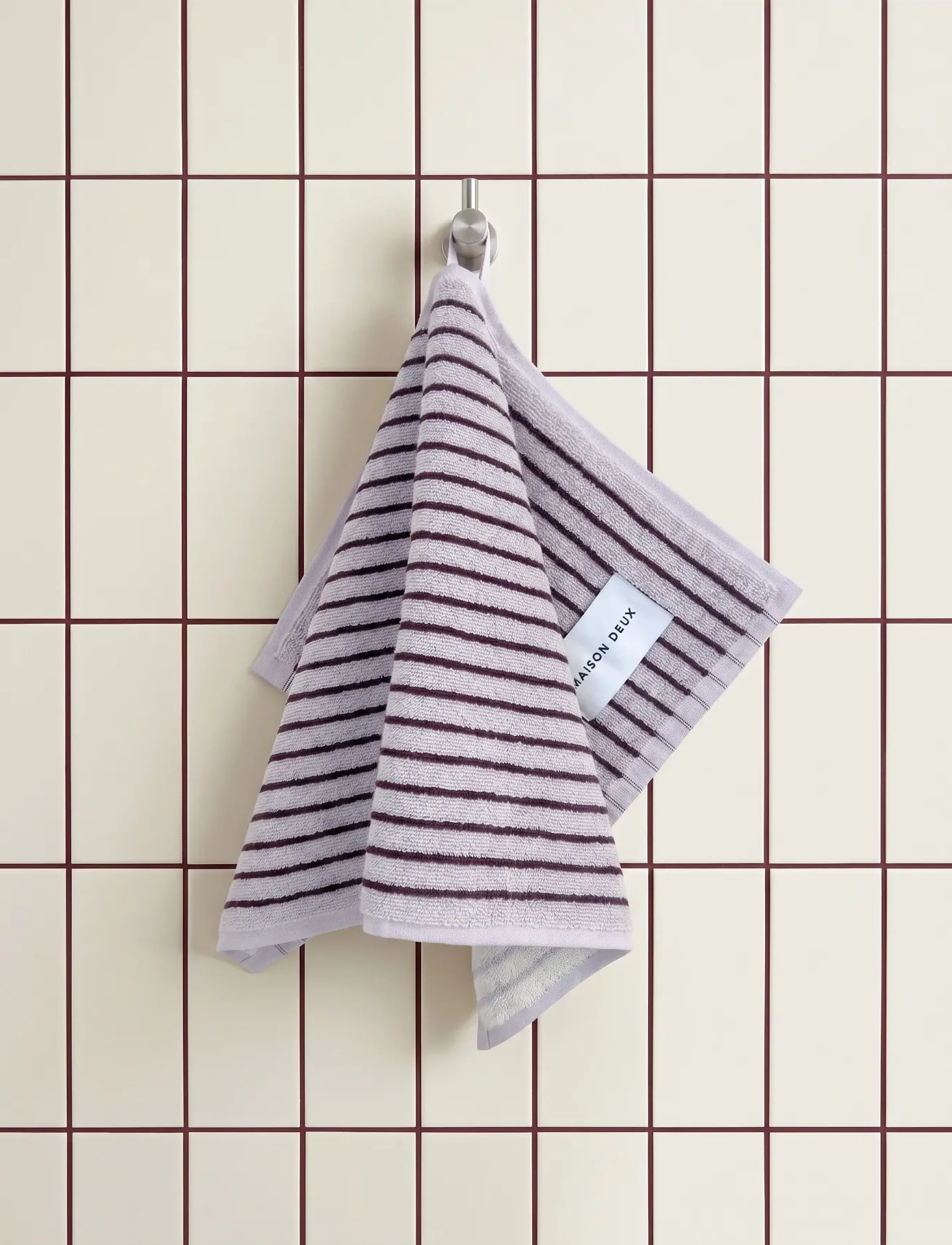 Maison Deux - Stripes Color Lilac Bordo - lilac bordo - 4