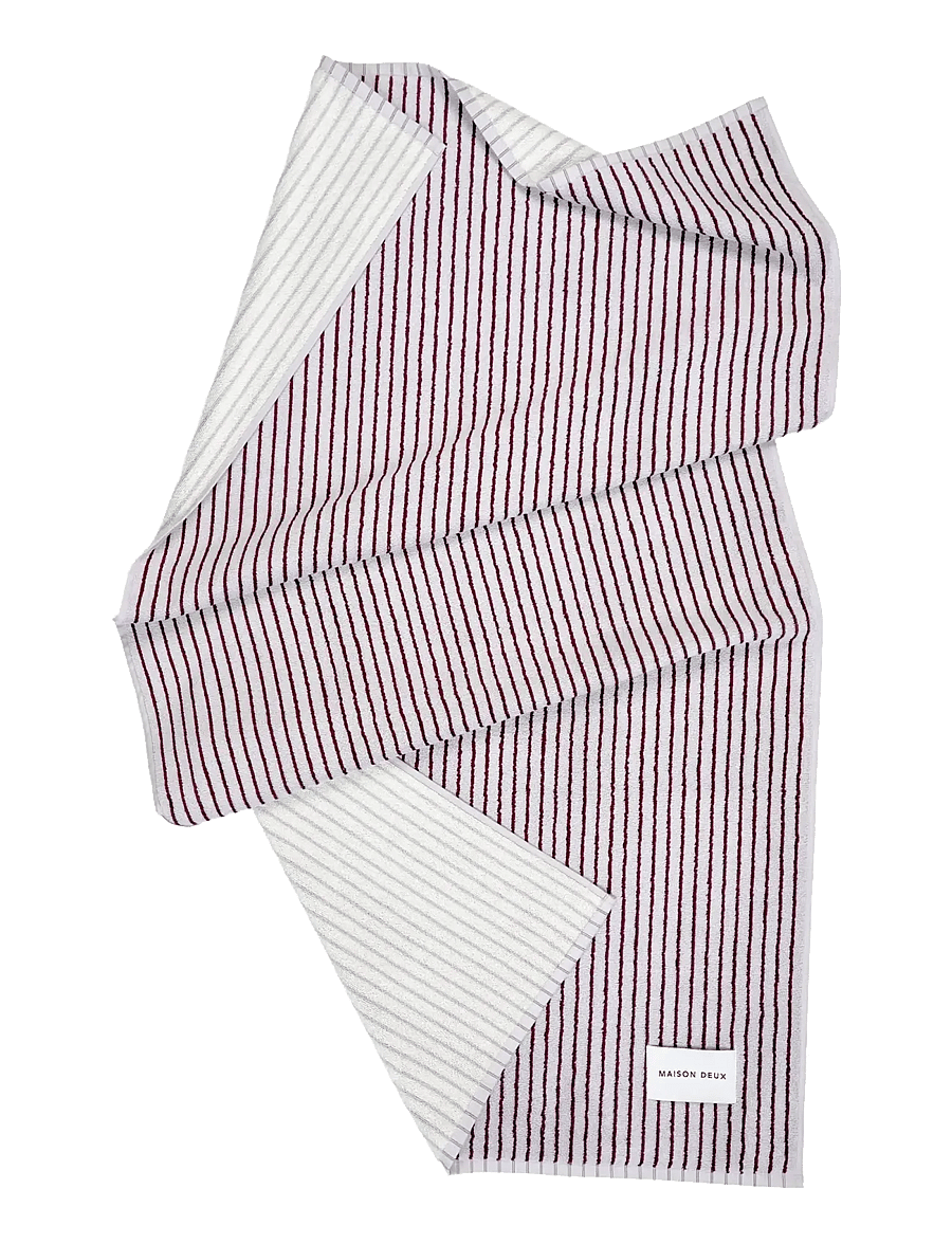 Maison Deux - Stripes Color Lilac Bordo - lilac bordo - 1