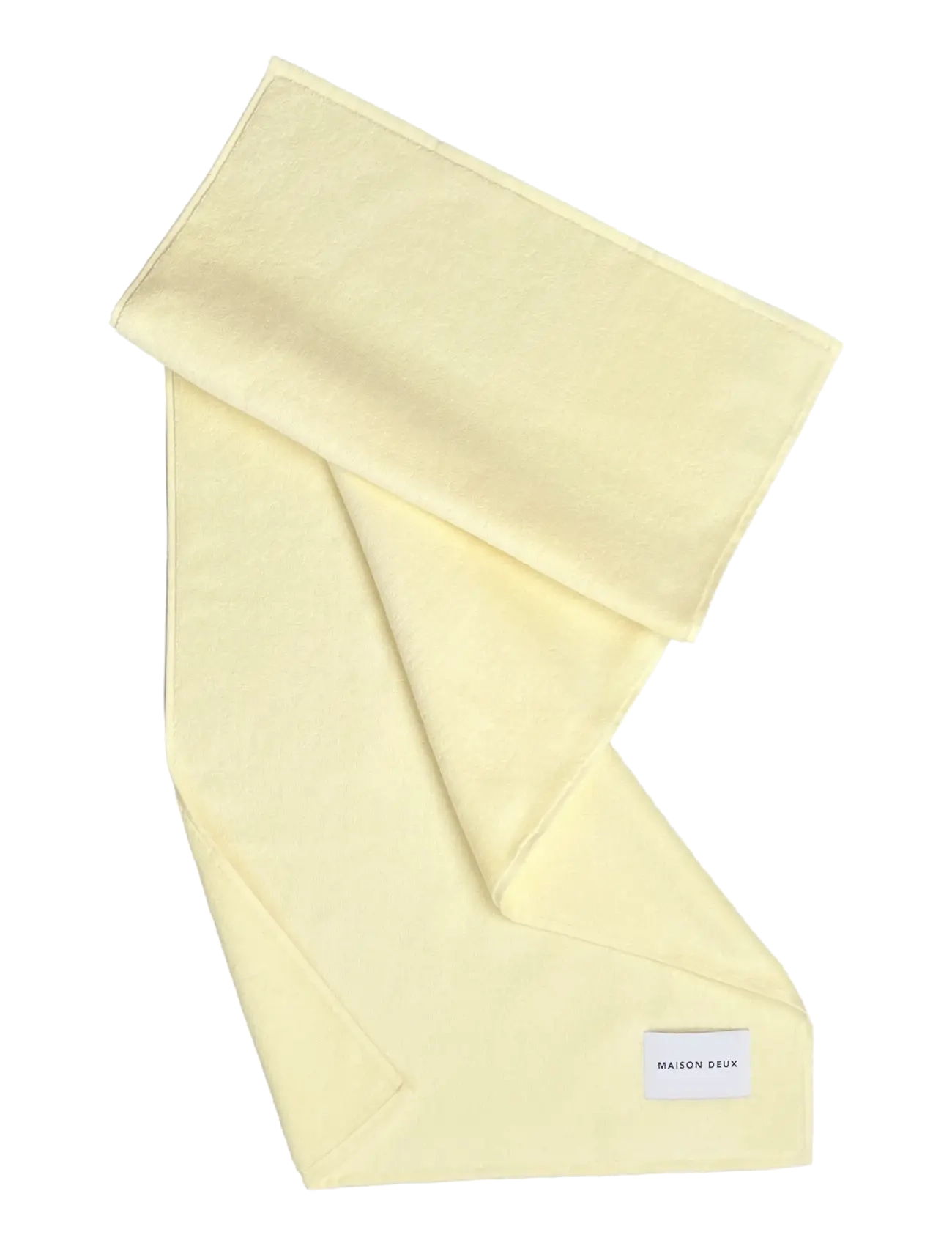 Maison Deux Solid Color Butter Yellow, 50X 100 cm, Towels & Bath Towels, Gelb - Guest Homeware