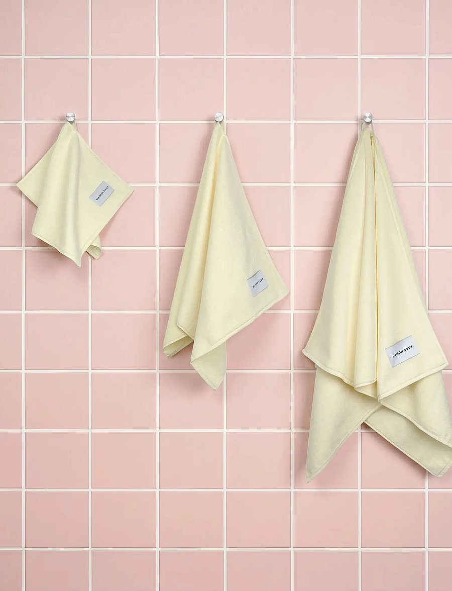 Maison Deux - Solid Color Butter Yellow - saunalinad - butter yellow - 4