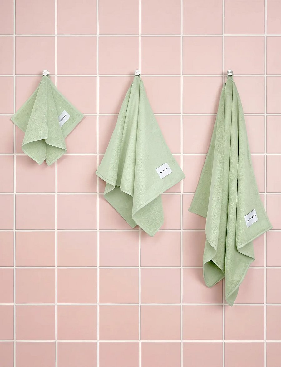 Maison Deux - Solid Color Sage - badetücher - sage - 3