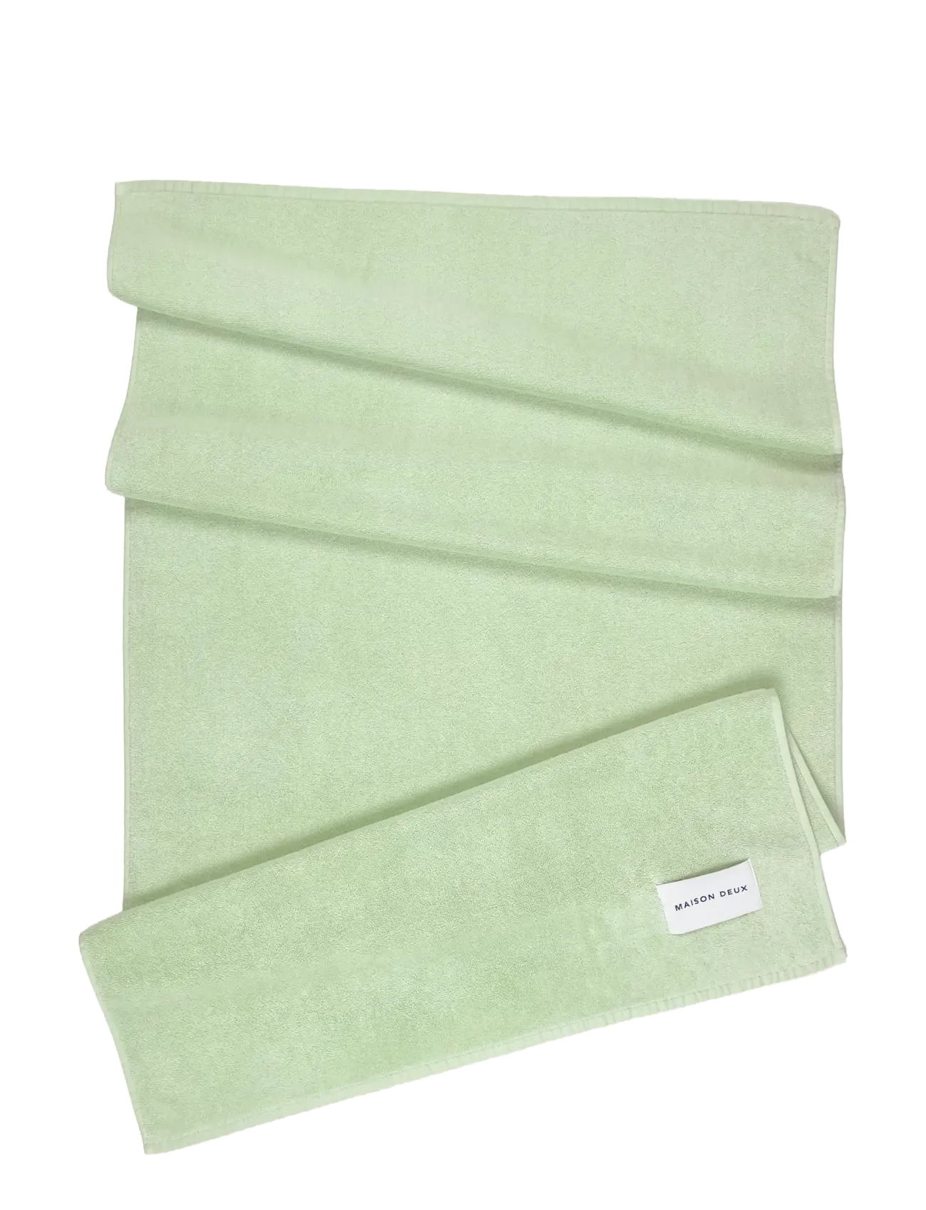 Maison Deux Solid Color Sage, 70X 140 cm, Towels & Bath Towels, Grün - Hand Homeware