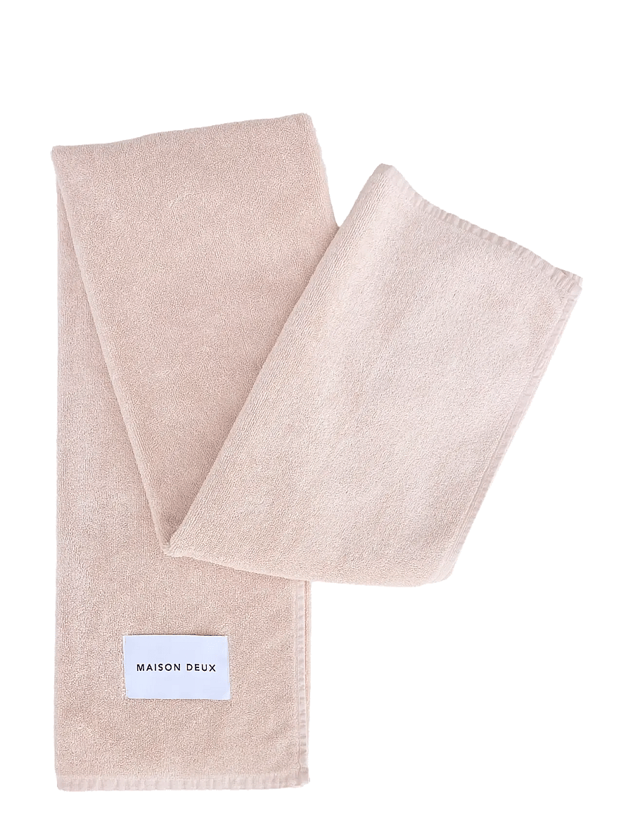 Maison Deux - Solid Color Soft Pink - saunalinad - soft pink - 1
