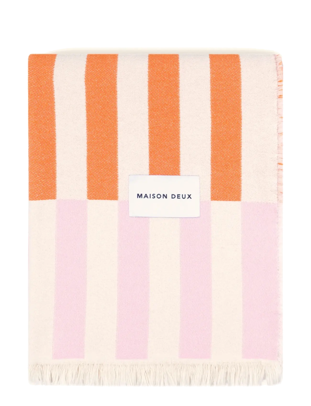 Maison Deux Tiles Blanket, 140X 180 cm, Cushions & Blankets, Rosa - Blankets Throws, Homeware