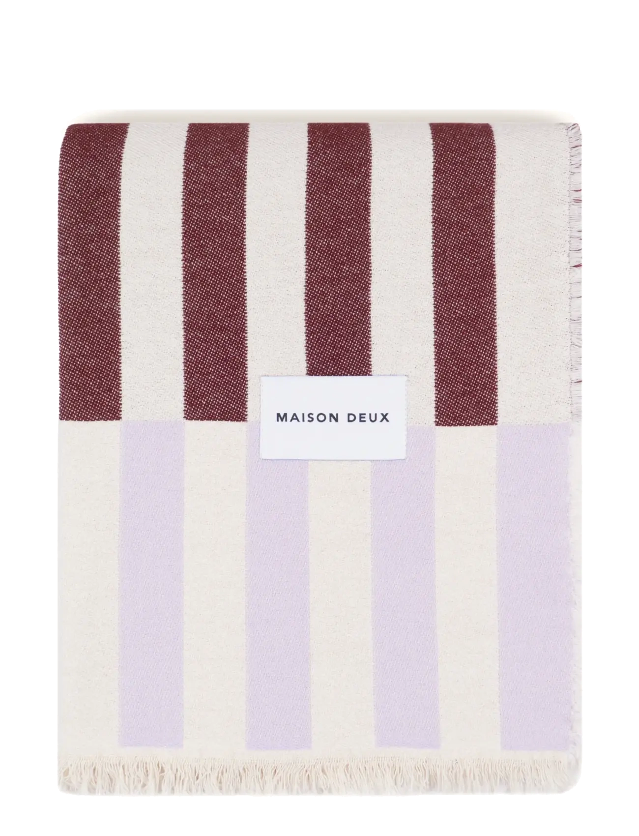 Maison Deux Tiles Blanket, 140X 180 cm, Cushions & Blankets, Rosa - Blankets Throws, Homeware