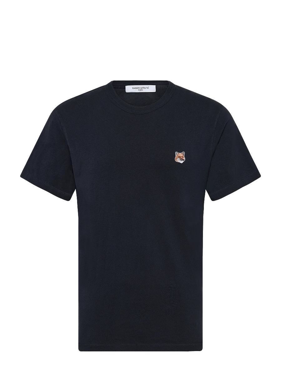 Maison Kitsune - FOX HEAD PATCH CLASSIC TEE-SHIRT - kortærmede t-shirts - navy - 1