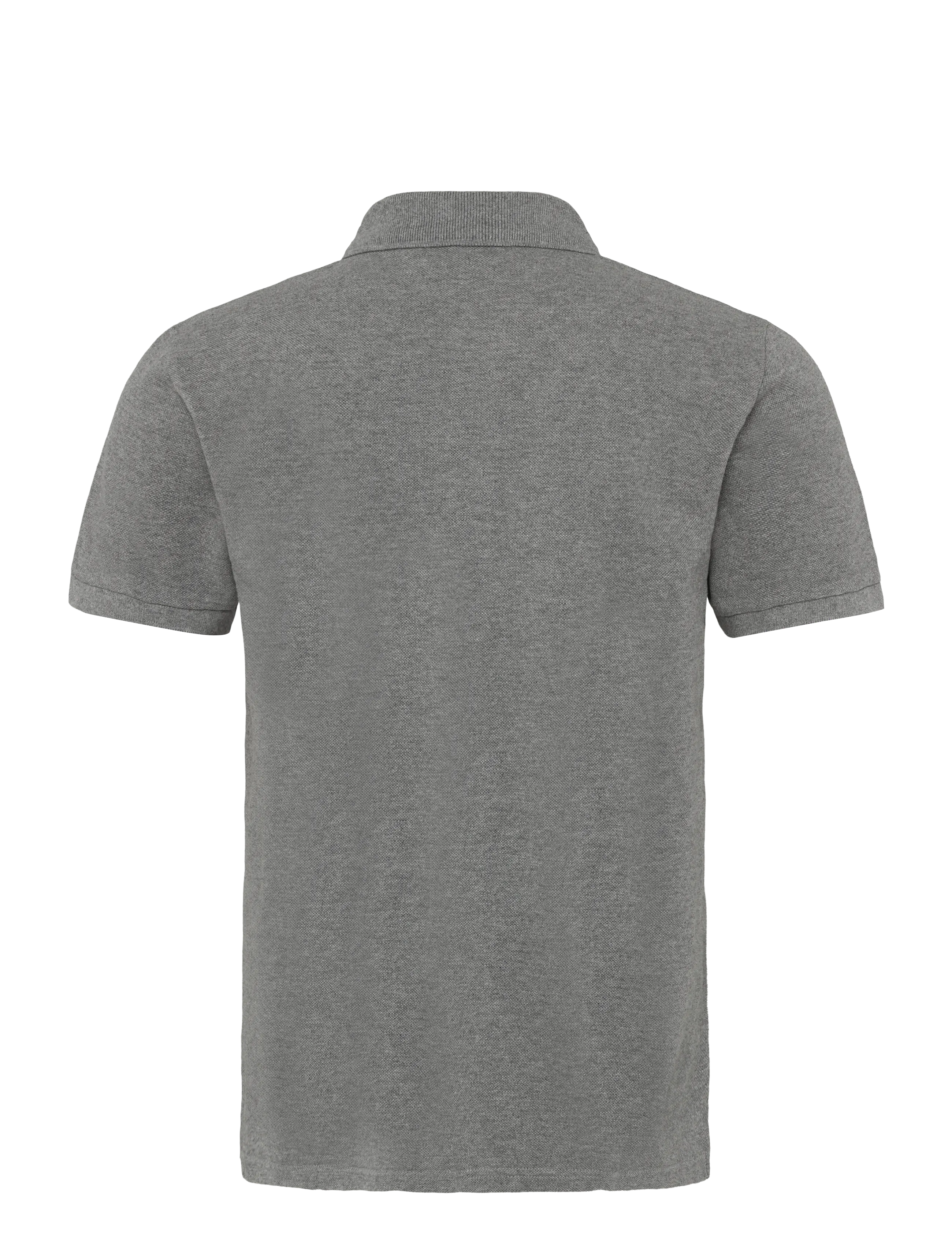 Maison Kitsune - TRICOLOR FOX PATCH CLASSIC POLO - grey melange - 2