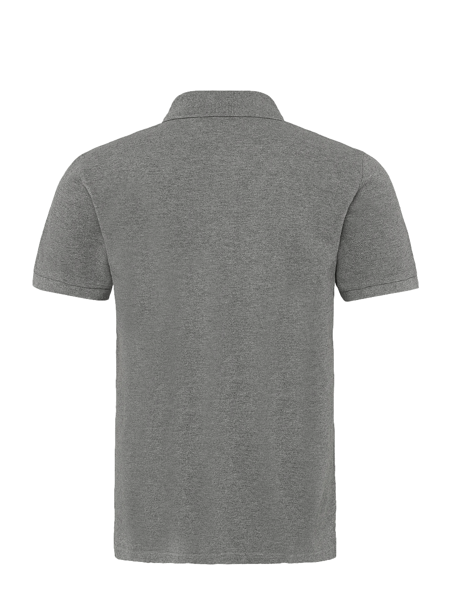 Maison Kitsune - TRICOLOR FOX PATCH CLASSIC POLO - kootud polosärgid - grey melange - 2