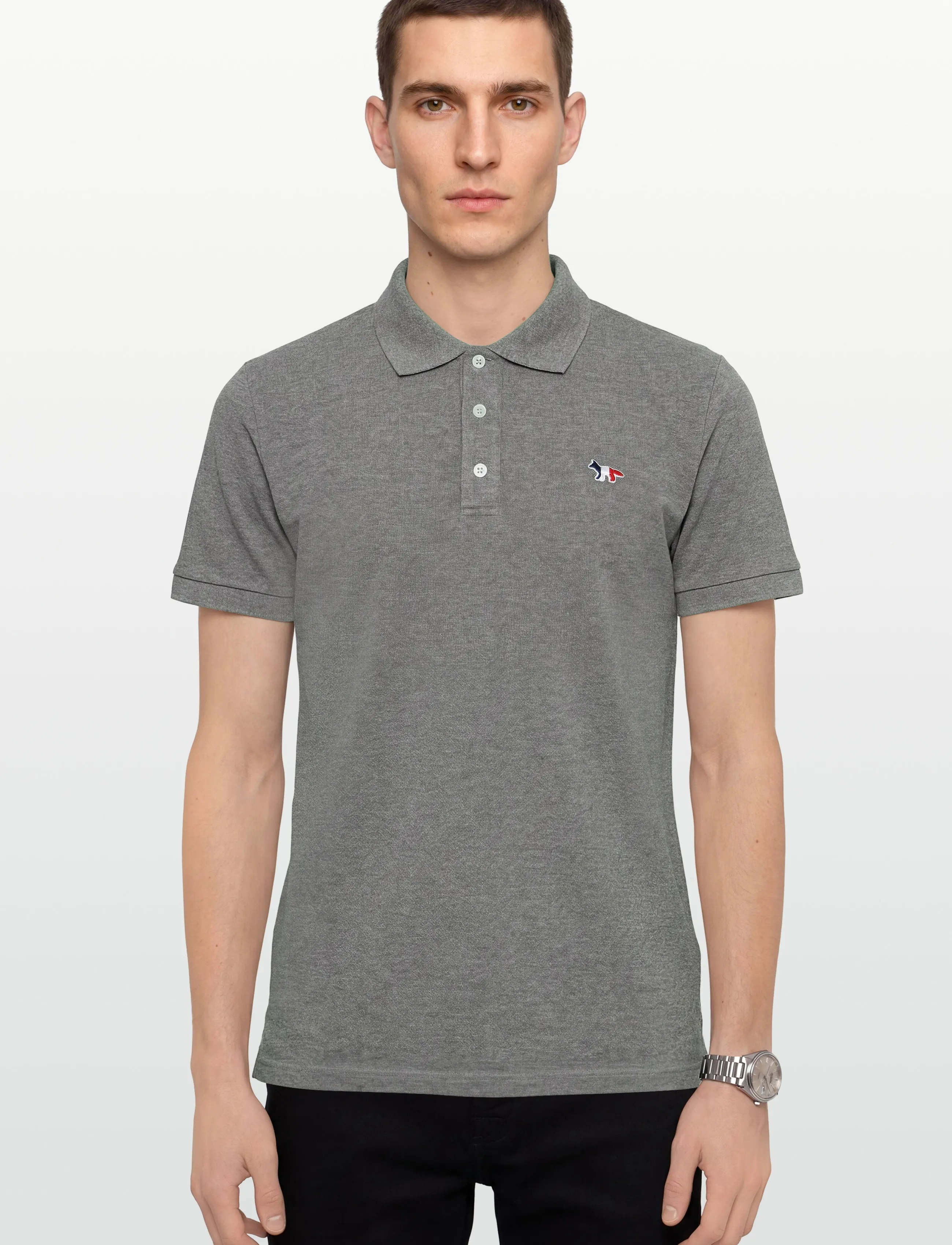 Tricolor Fox Patch Classic Polo 2