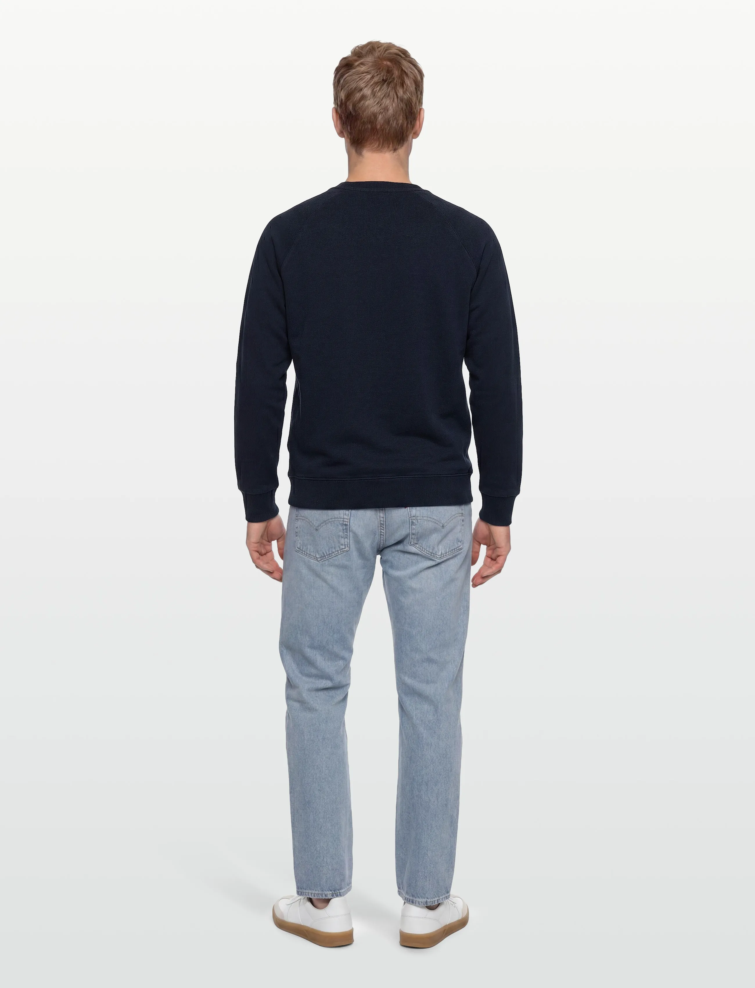 Maison Kitsune - FOX HEAD PATCH CLASSIC SWEATSHIRT - sweatshirts - navy - 4