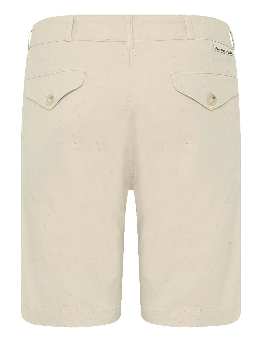 Maison Kitsune - CHINO SHORT PARFAIT - vabaaja lühikesed püksid - beige - 2