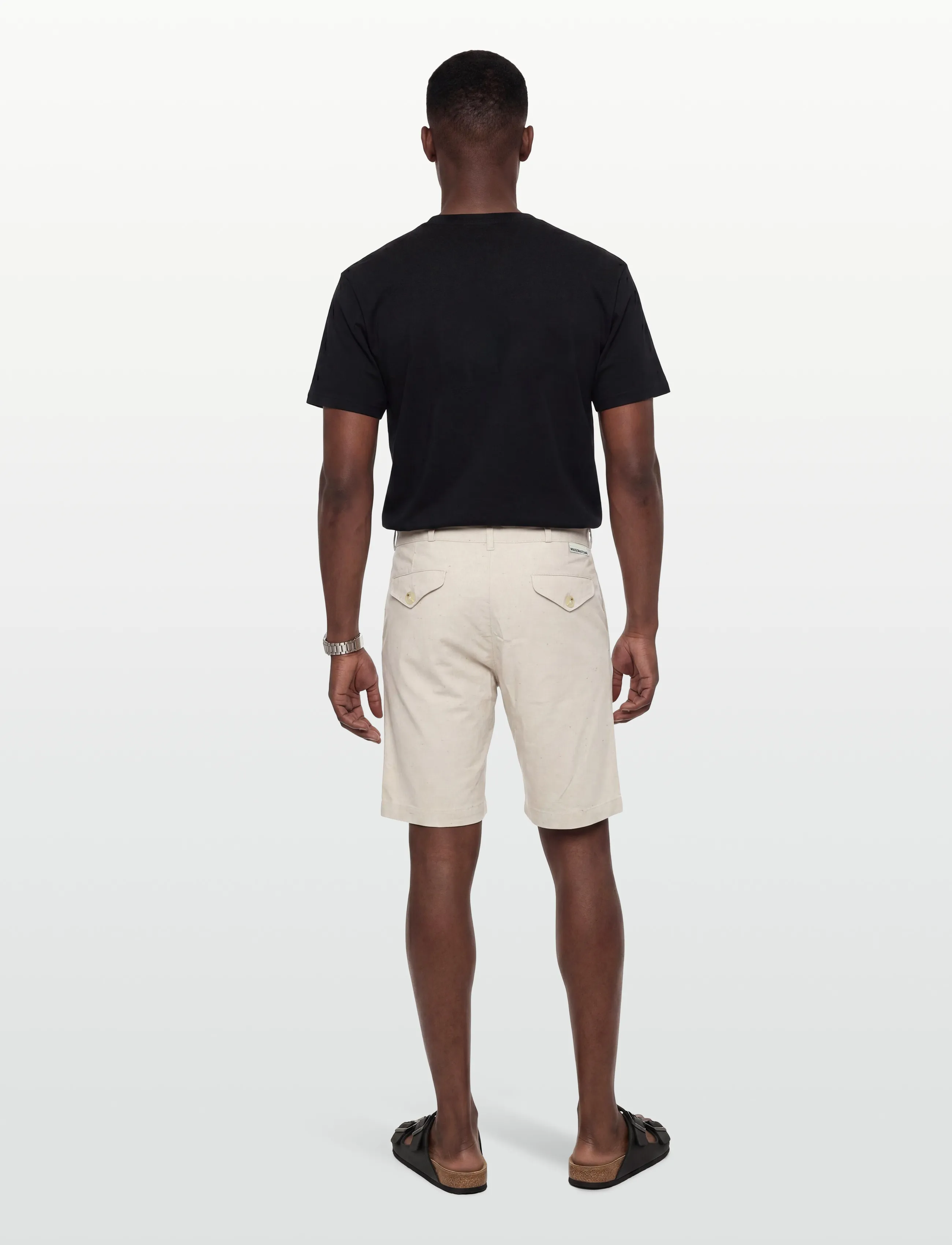 Maison Kitsune - CHINO SHORT PARFAIT - beige - 4