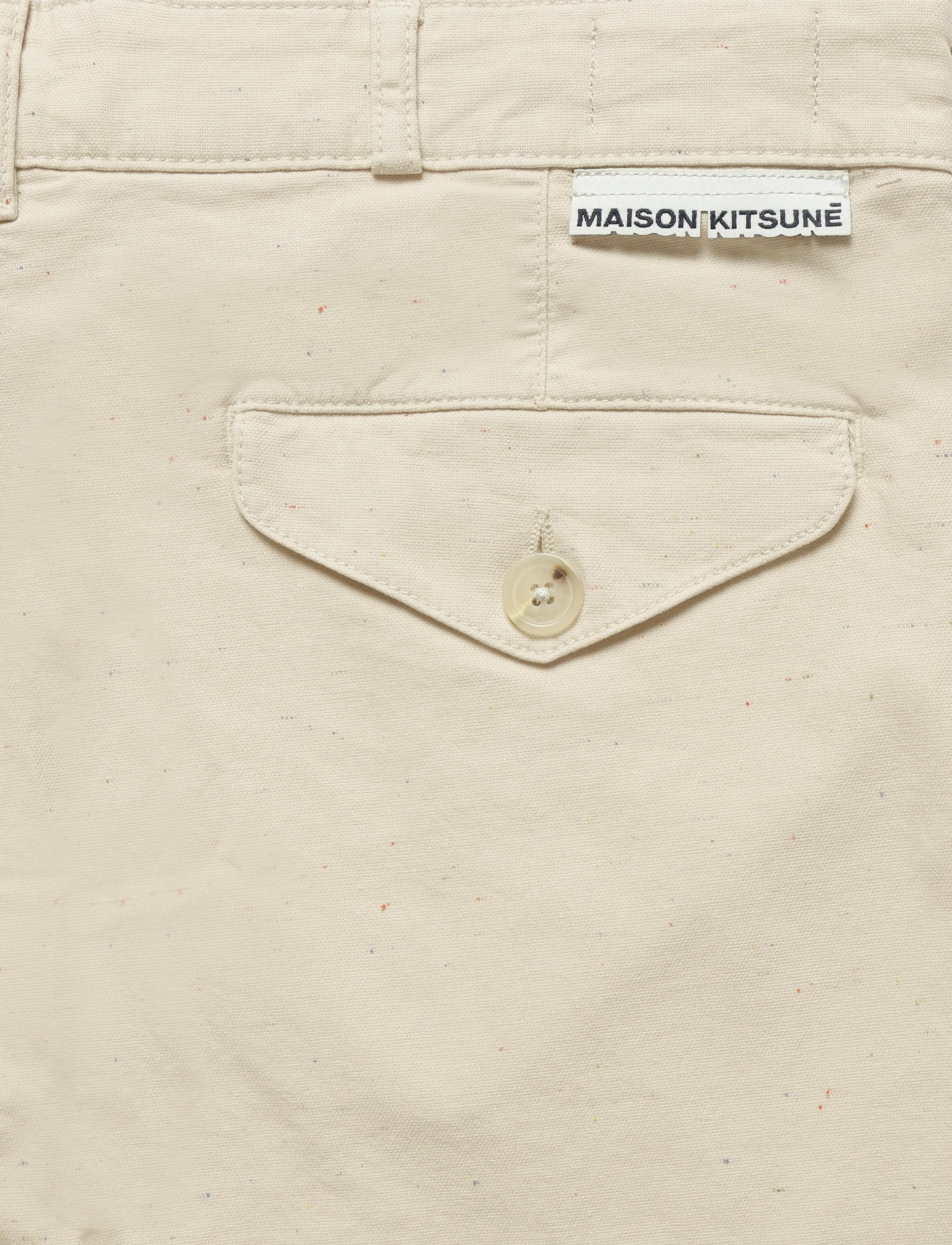 Maison Kitsune - CHINO SHORT PARFAIT - beige - 5