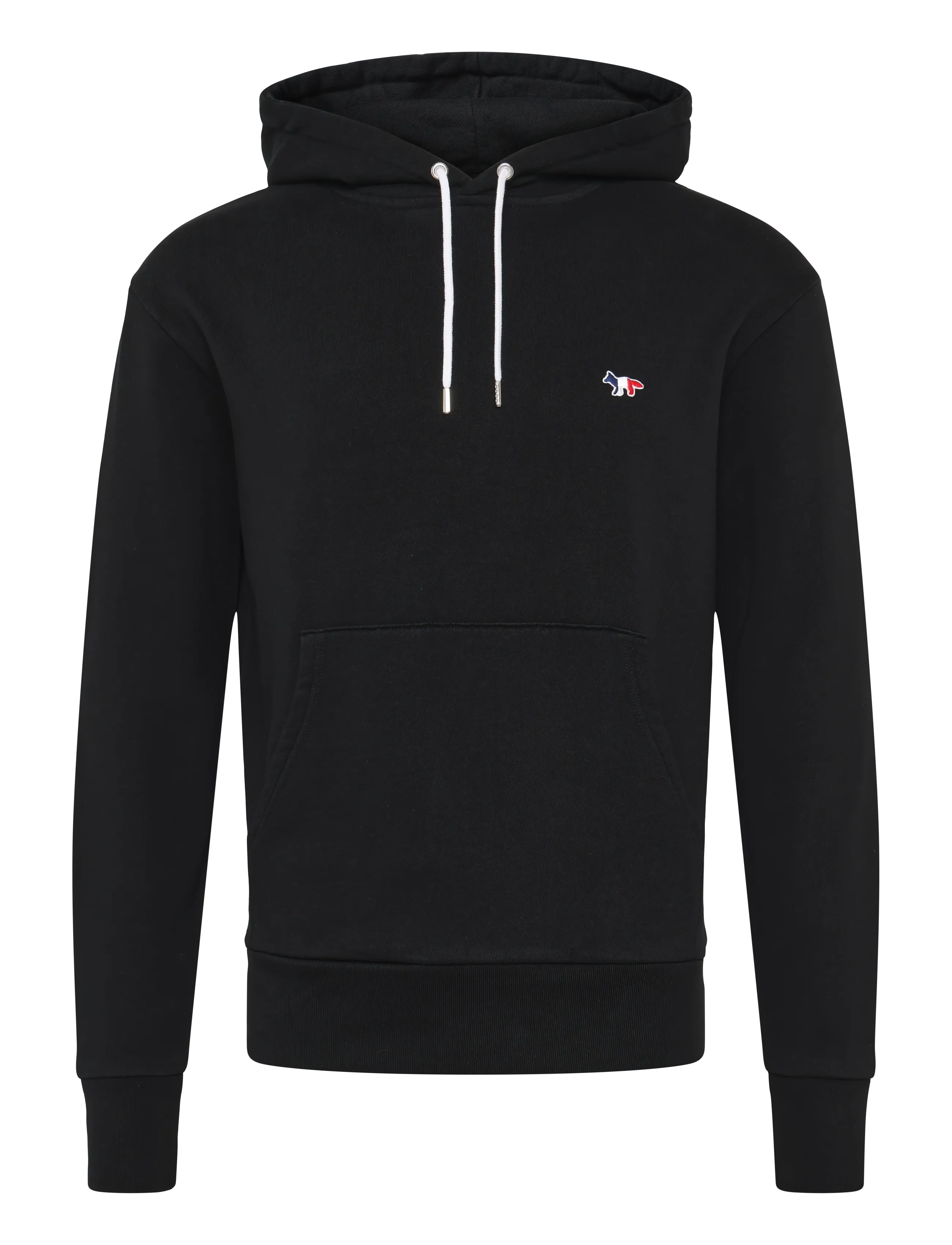 Maison Kitsune TRICOLOR FOX PATCH CLASSIC HOODIE - Kleidung - BLACK / black