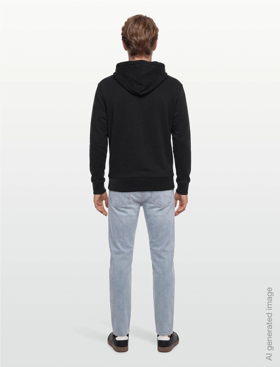 Maison Kitsune - TRICOLOR FOX PATCH CLASSIC HOODIE - hoodies - black - 4