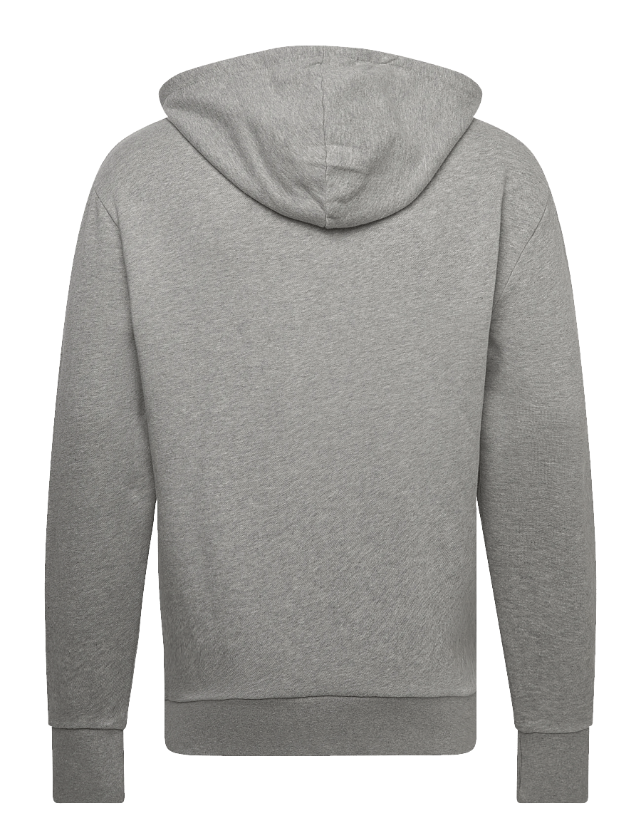 Maison Kitsune - TRICOLOR FOX PATCH CLASSIC HOODIE - hættetrøjer - grey melange - 1