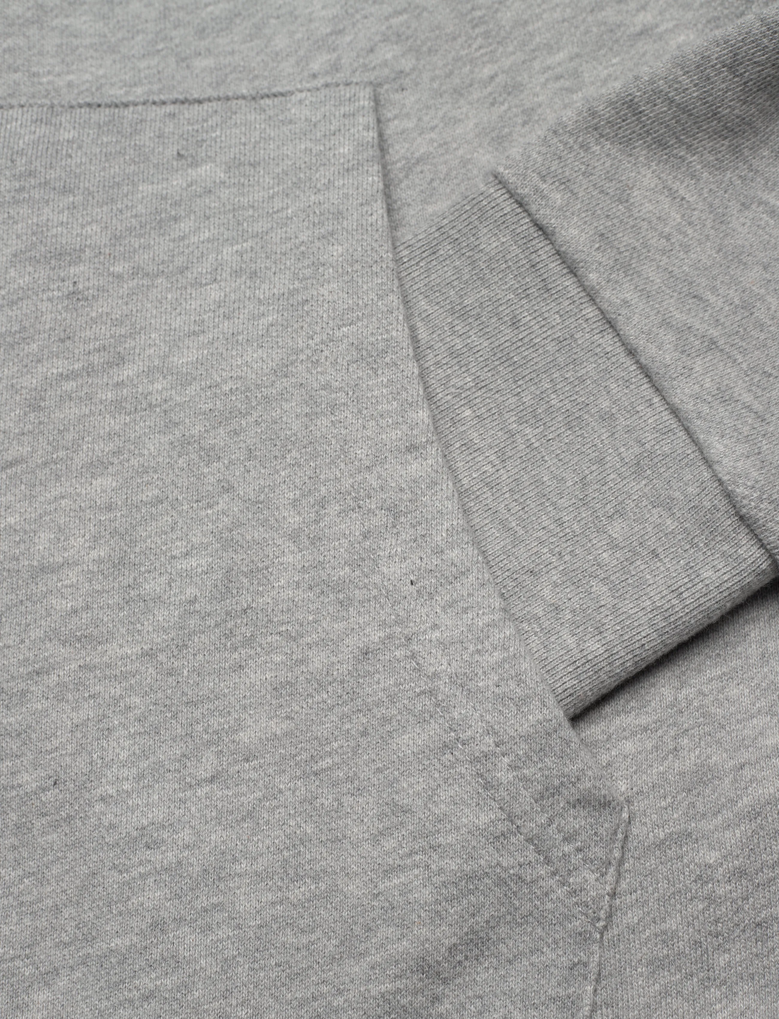 Maison Kitsune - TRICOLOR FOX PATCH CLASSIC HOODIE - hættetrøjer - grey melange - 3