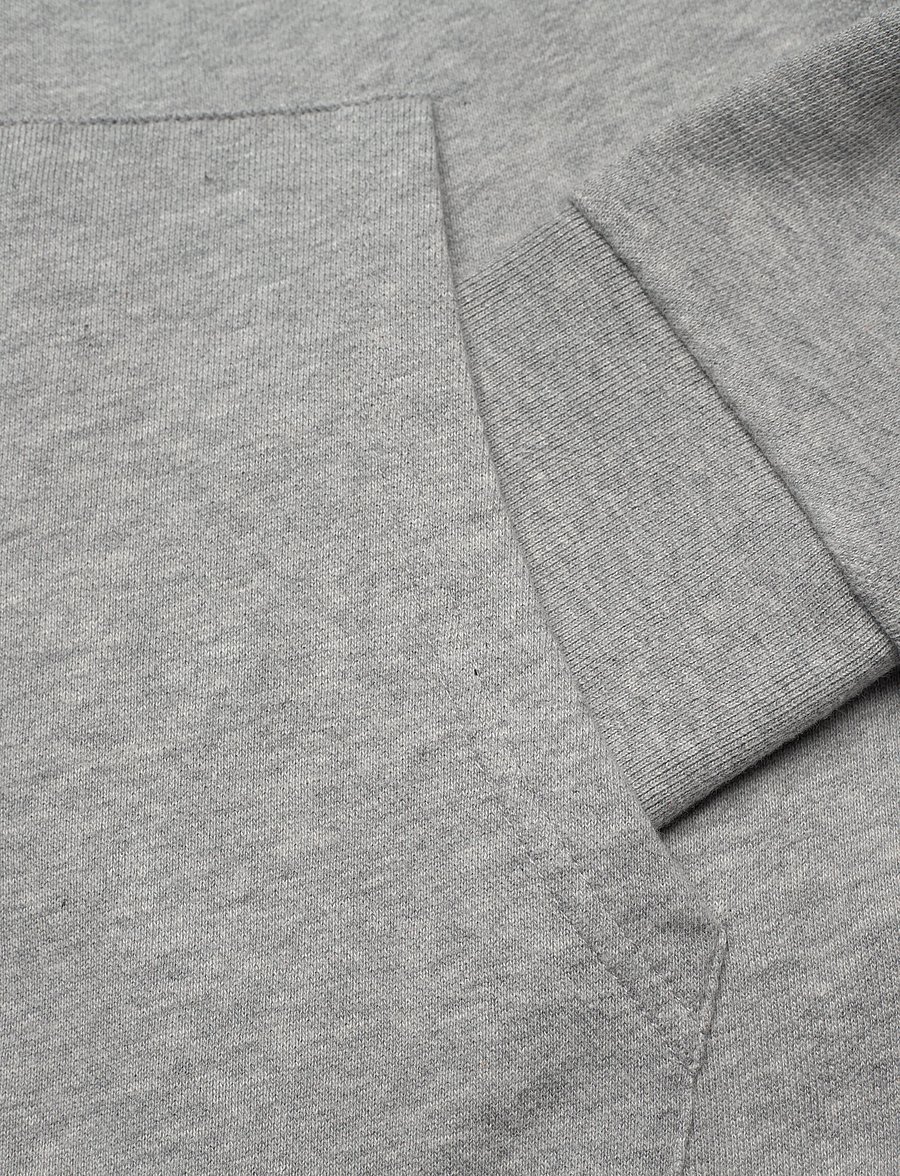 Maison Kitsune - TRICOLOR FOX PATCH CLASSIC HOODIE - hættetrøjer - grey melange - 3