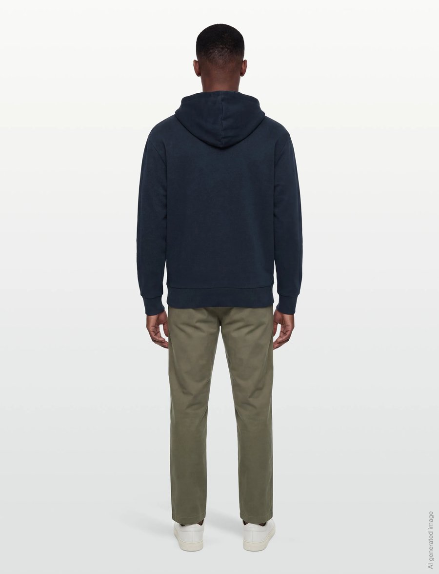 Maison Kitsune - TRICOLOR FOX PATCH CLASSIC HOODIE - hoodies - navy - 4
