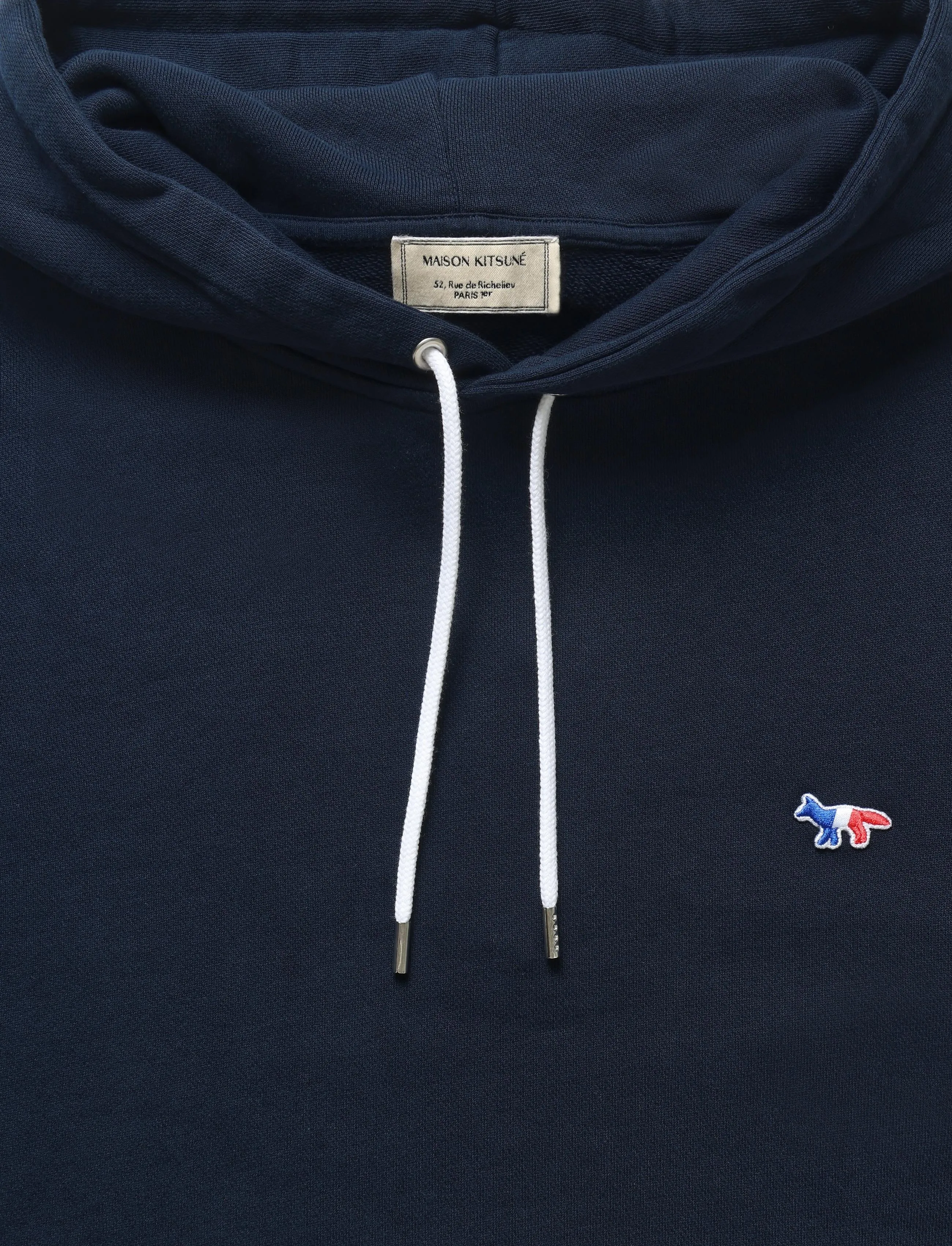 Maison Kitsune - TRICOLOR FOX PATCH CLASSIC HOODIE - navy - 2