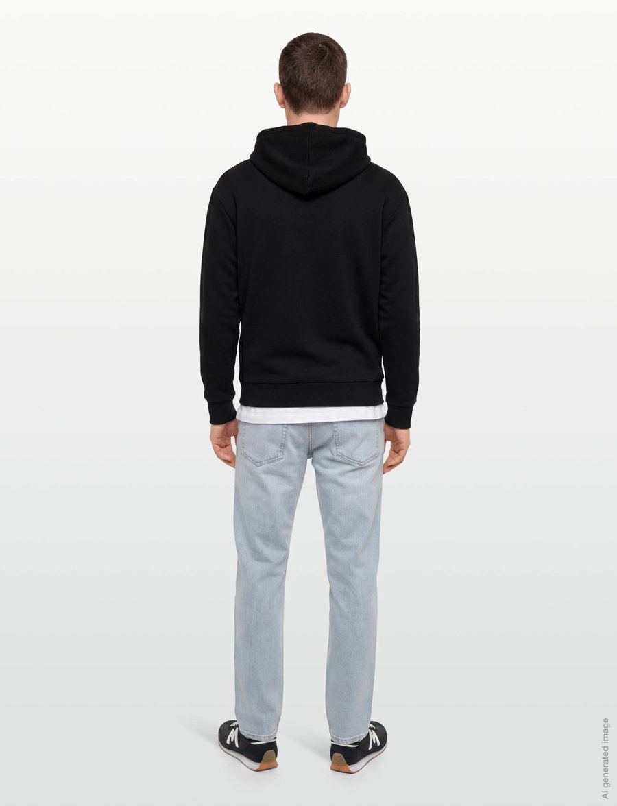 Maison Kitsune - TRICOLOR FOX PATCH CLASSIC HOODIE - hættetrøjer - black - 4