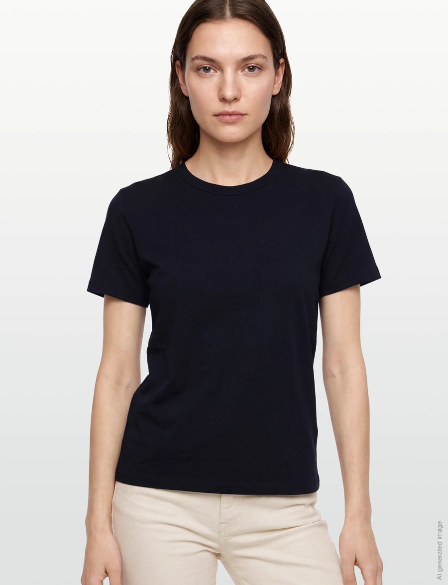 Maison Kitsune - FOX HEAD PATCH CLASSIC TEE-SHIRT - t-shirts - navy - 3