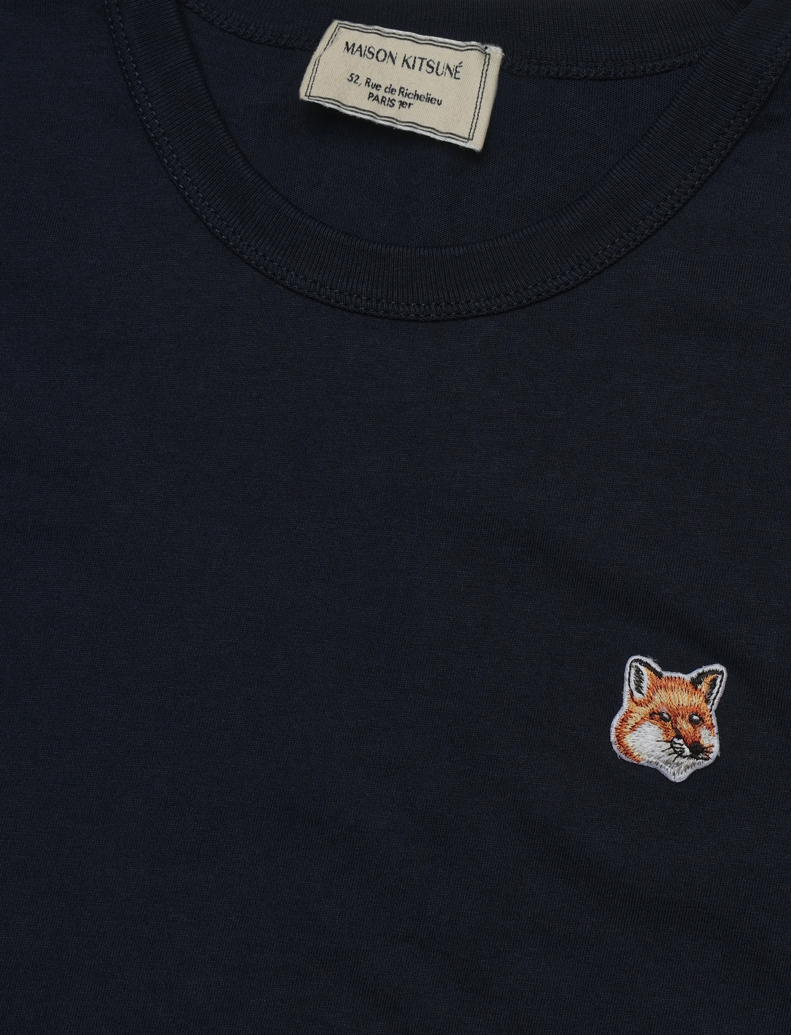 Maison Kitsune - FOX HEAD PATCH CLASSIC TEE-SHIRT - navy - 2