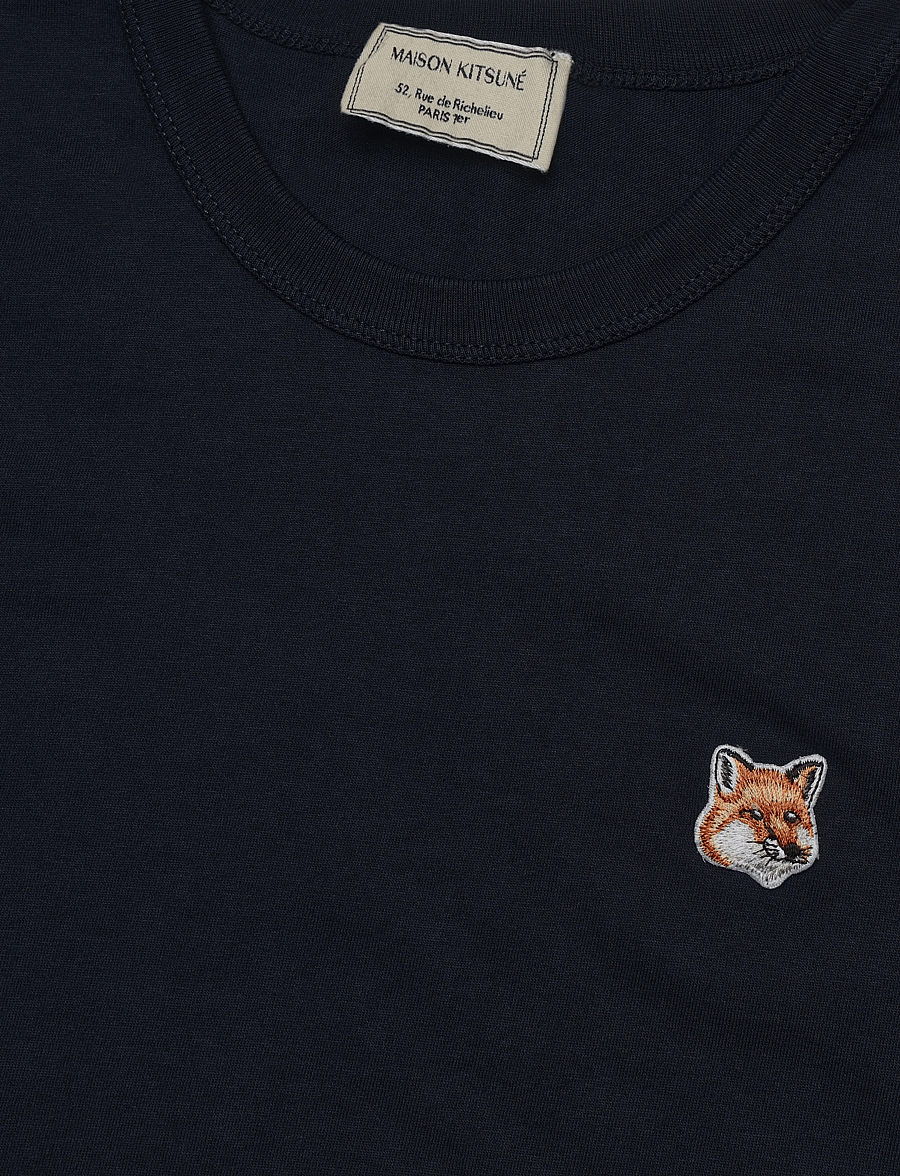 Maison Kitsune - FOX HEAD PATCH CLASSIC TEE-SHIRT - t-shirts - navy - 2