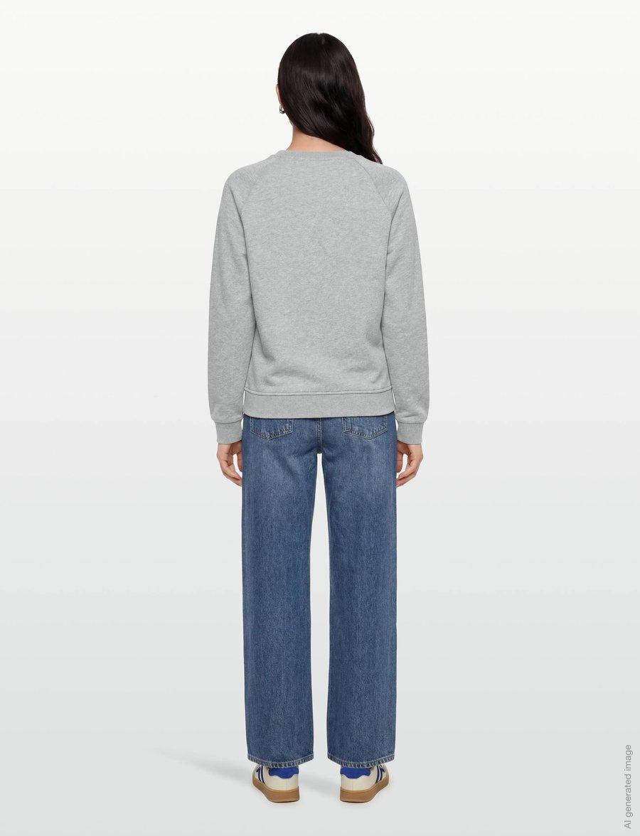 Maison Kitsune - PALAIS ROYAL VINTAGE SWEATSHIRT - sweatshirts - grey melange - 4