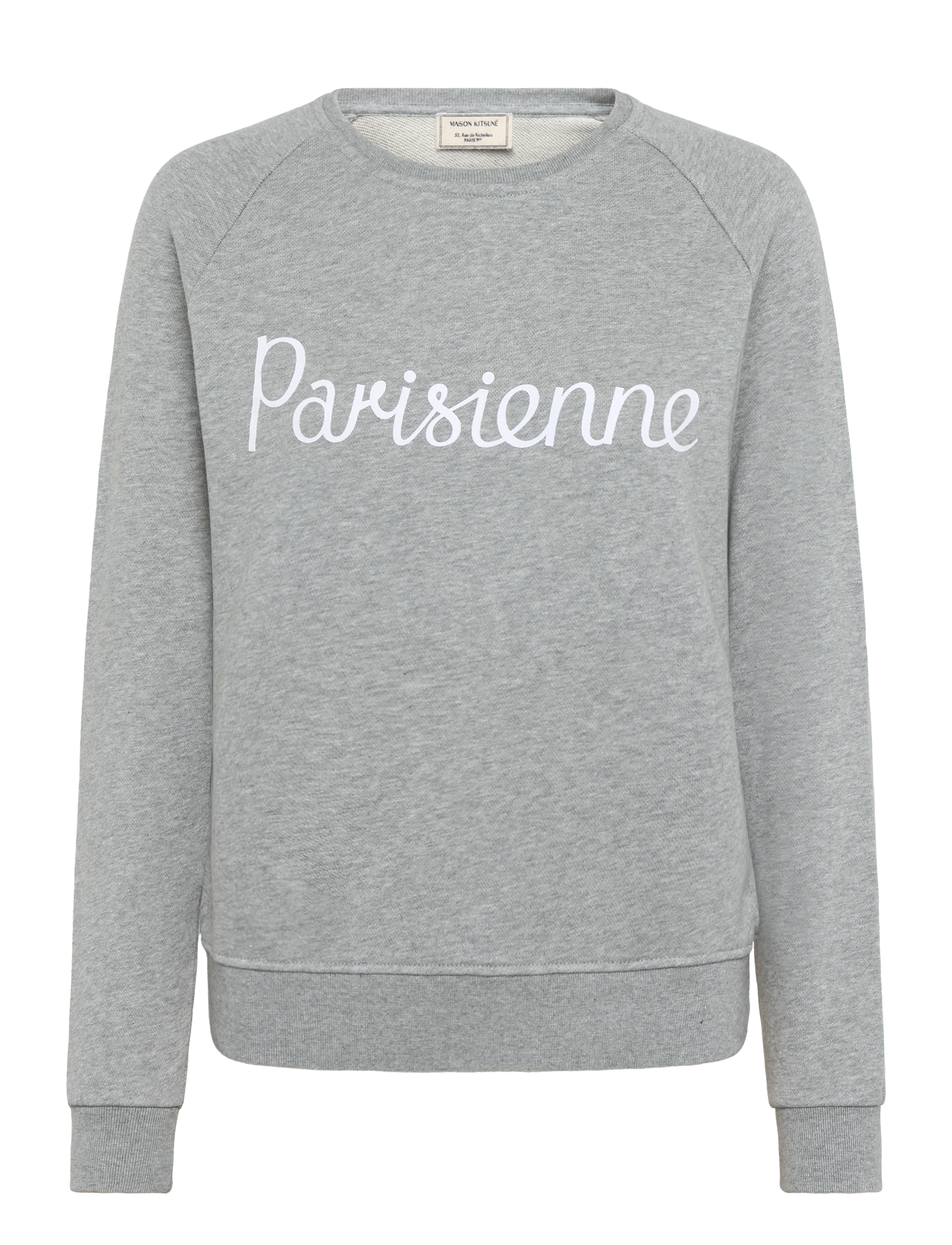 Maison Kitsune PARISIENNE VINTAGE SWEATSHIRT - Maison Kitsuné - GREY MELANGE / grey