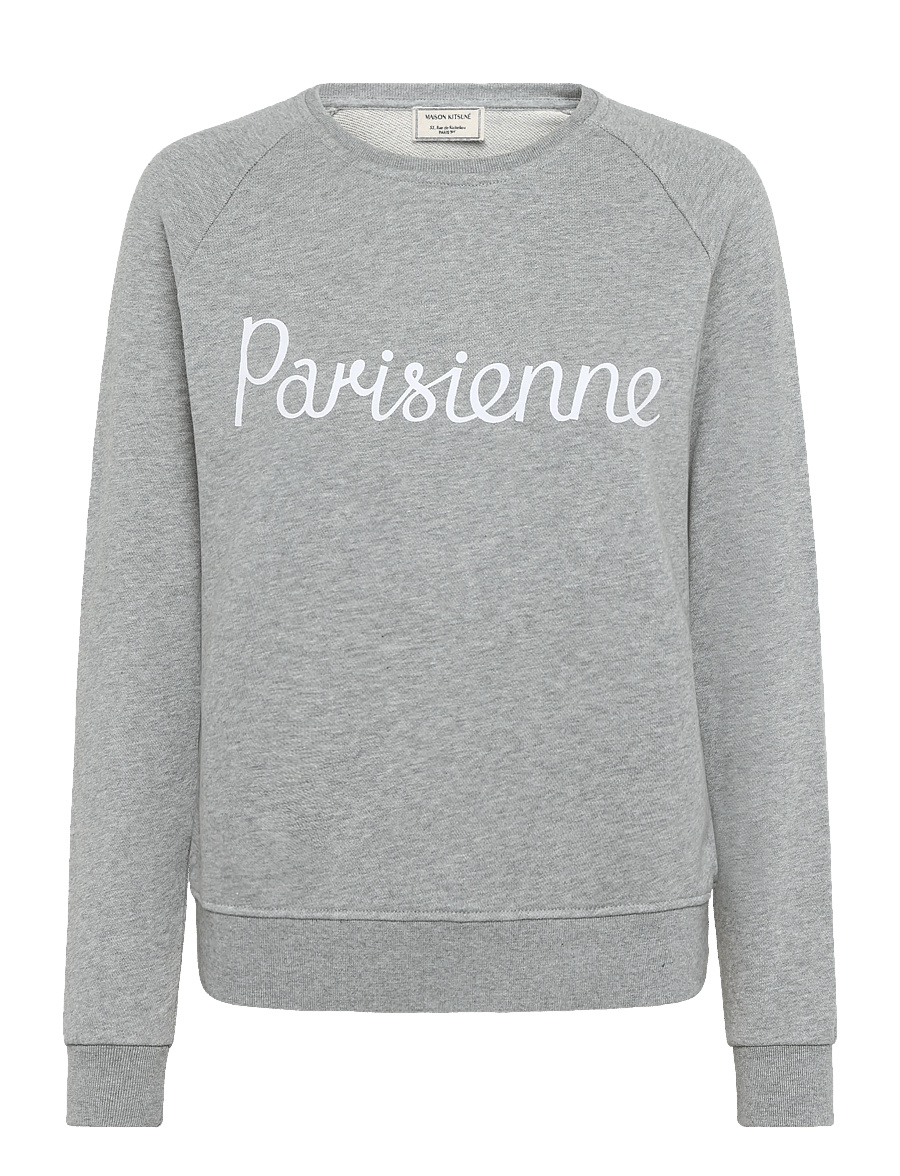 Maison Kitsune - PARISIENNE VINTAGE SWEATSHIRT - dressipluusid - grey melange - 0
