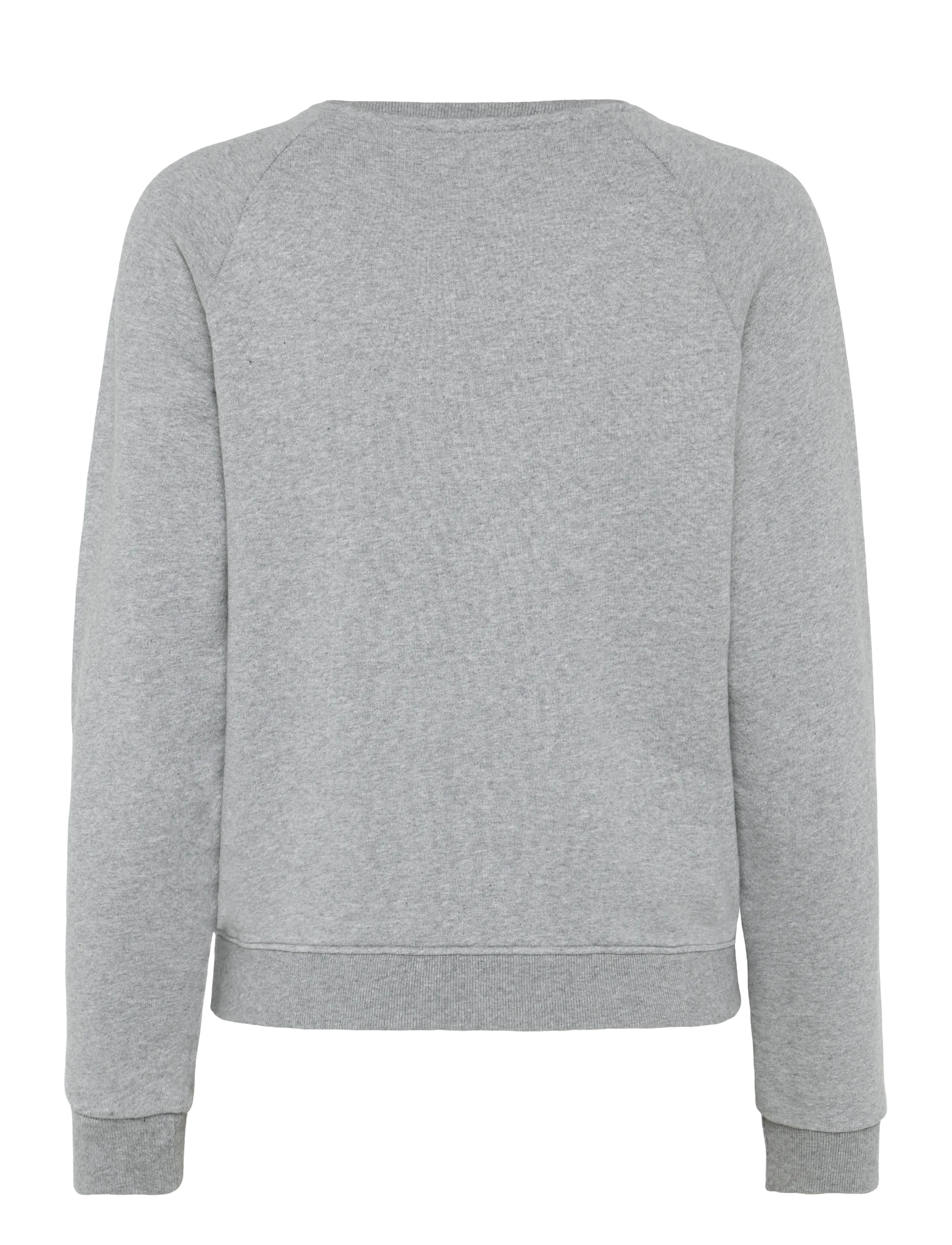 Maison Kitsune - SWEATSHIRT TRICOLOR FOX PATCH - sweatshirts - grey melange - 2