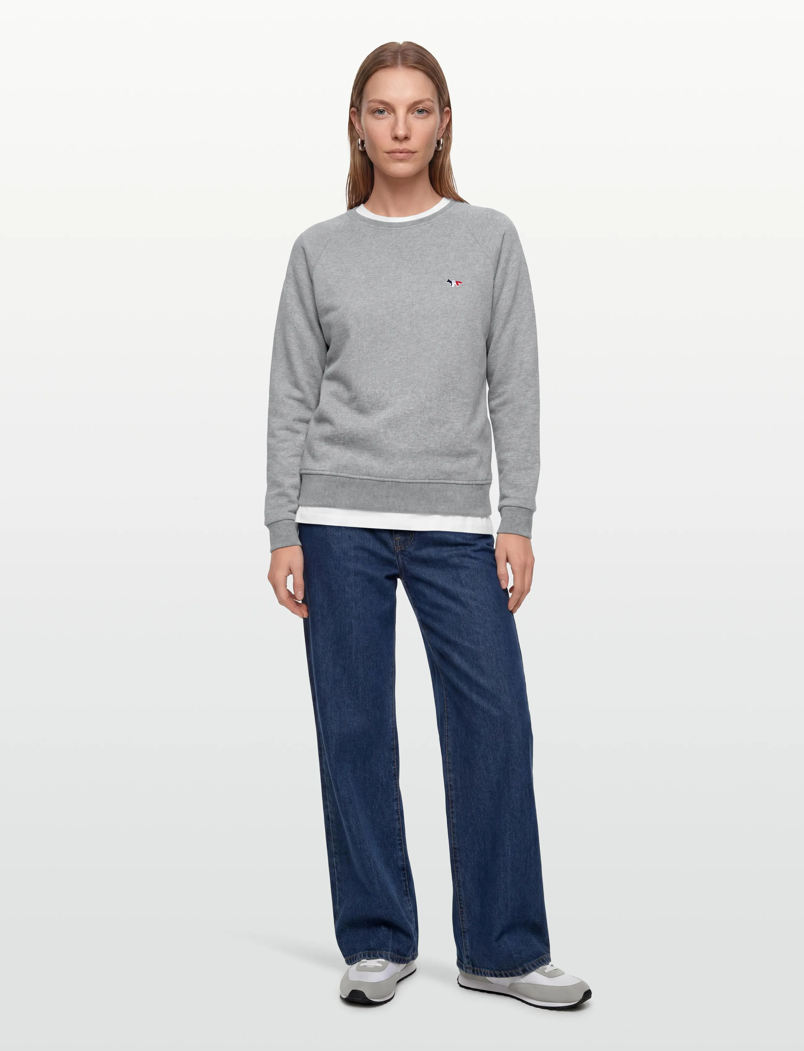 Sweatshirt Tricolor Fox Patch