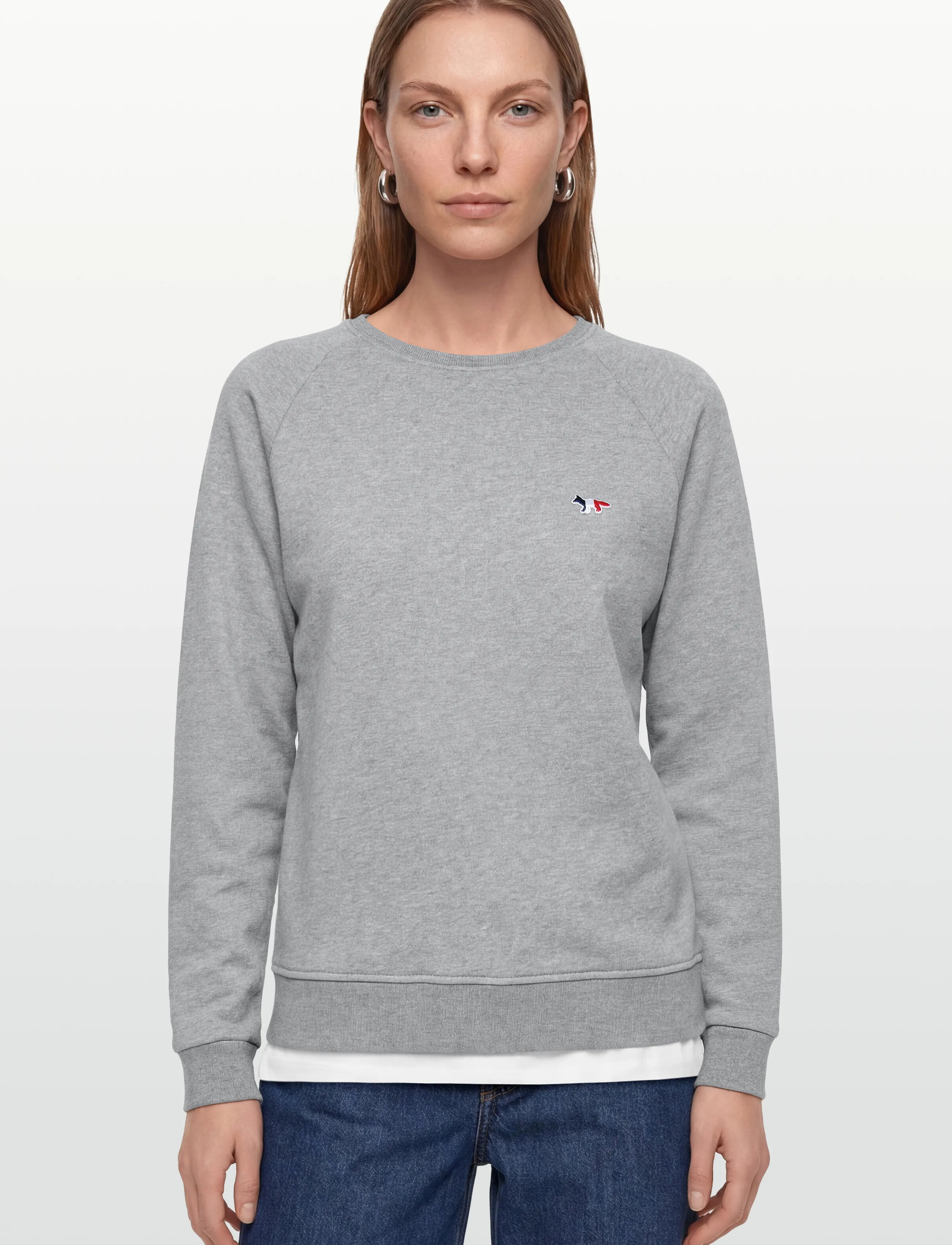 Sweatshirt Tricolor Fox Patch 2