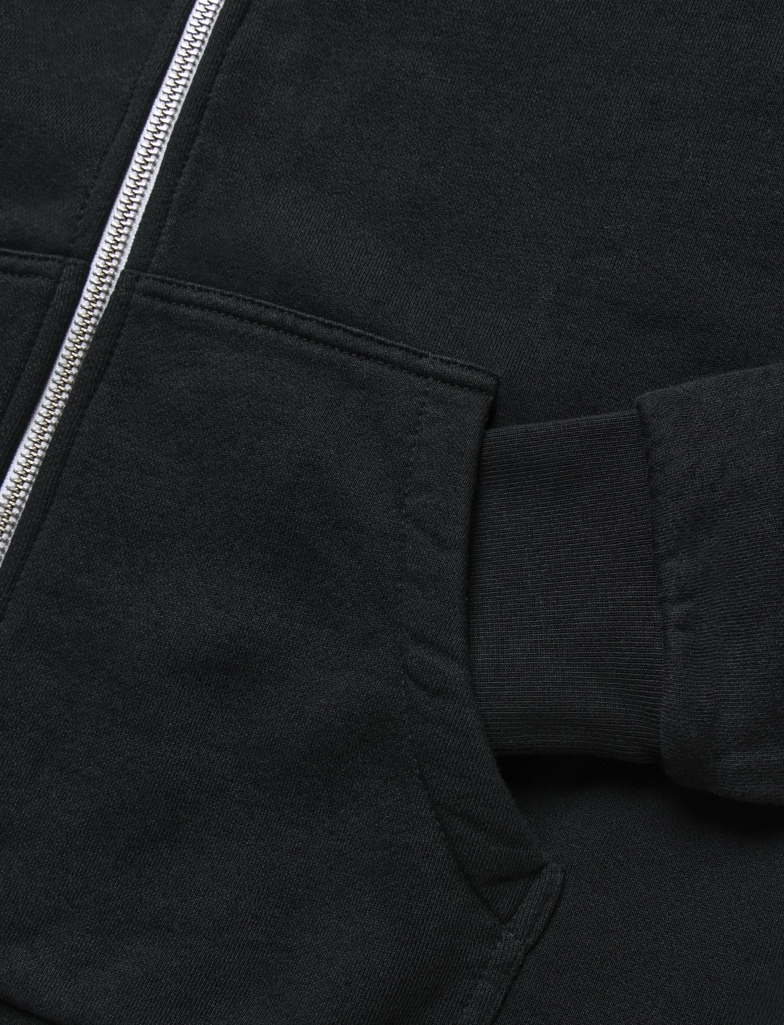 Maison Kitsune - TRICOLOR FOX PATCH ZIP HOODIE - höstfynd - black - 3