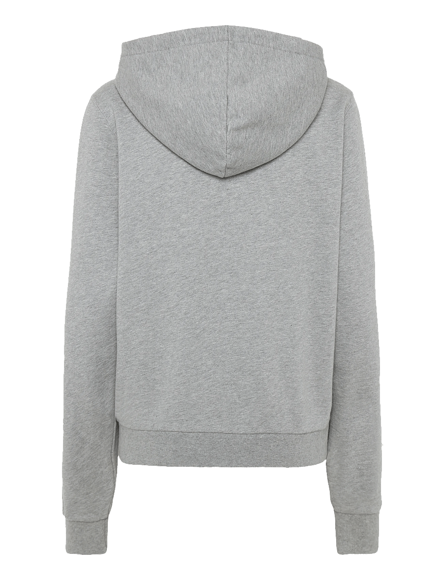 Maison Kitsune - TRICOLOR FOX PATCH ZIP HOODIE - kapuzenpullover - grey melange - 1