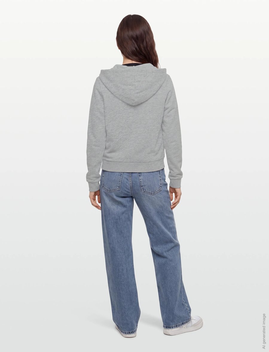 Maison Kitsune - TRICOLOR FOX PATCH ZIP HOODIE - kapuzenpullover - grey melange - 4