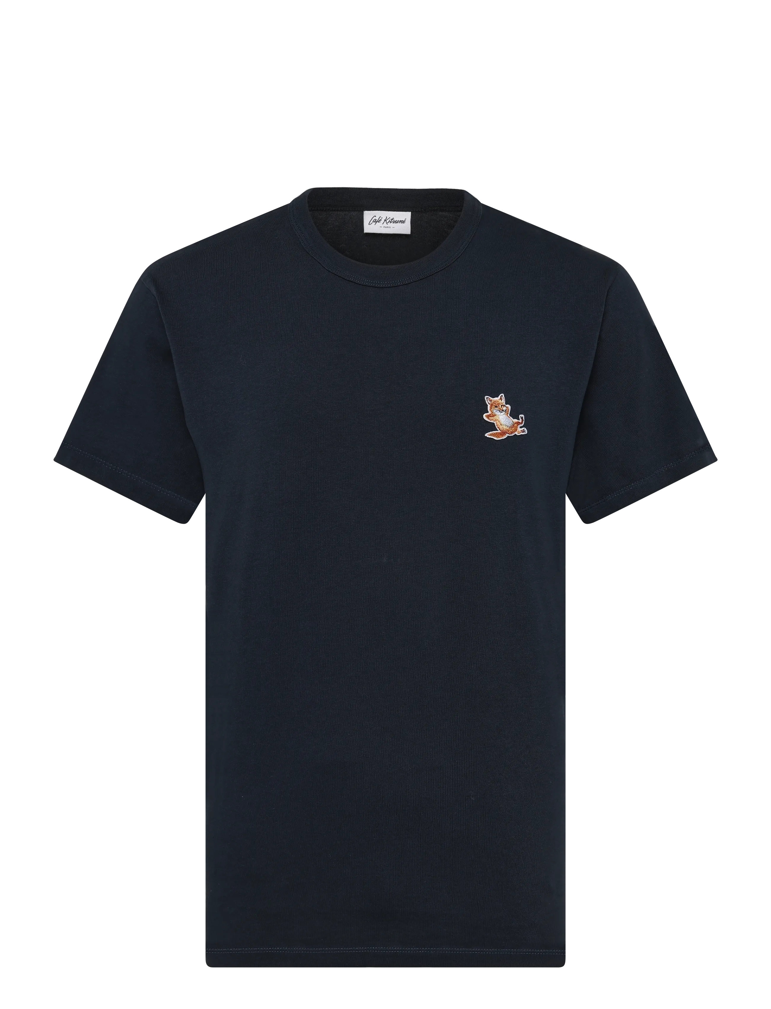 Maison Kitsune CAFE KITSUNE COFFEE CUP RELAX TEE-SHIRT - Fitness & Løb - BLACK / black