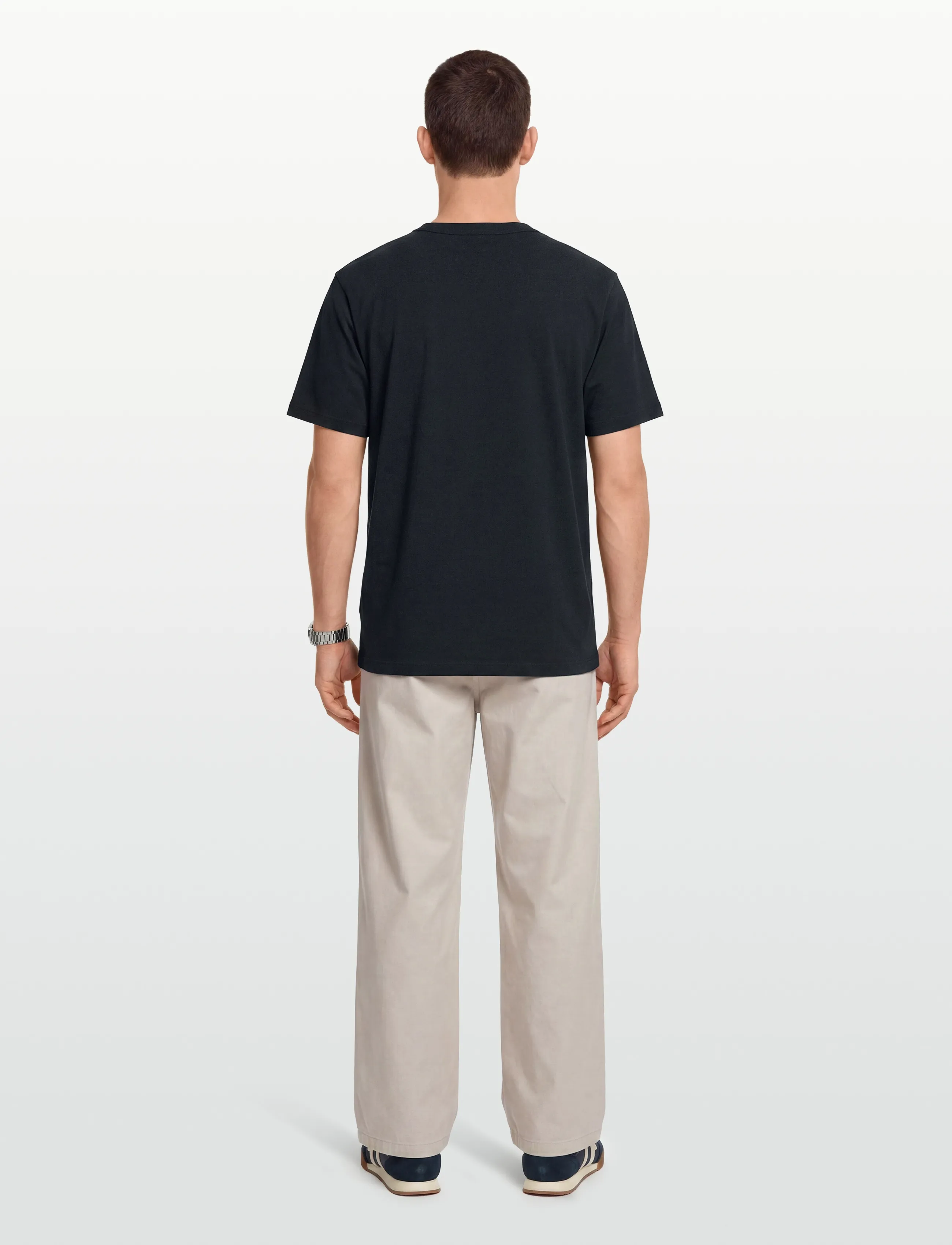 Maison Kitsune - CAFE KITSUNE COFFEE CUP RELAX TEE-SHIRT - black - 4