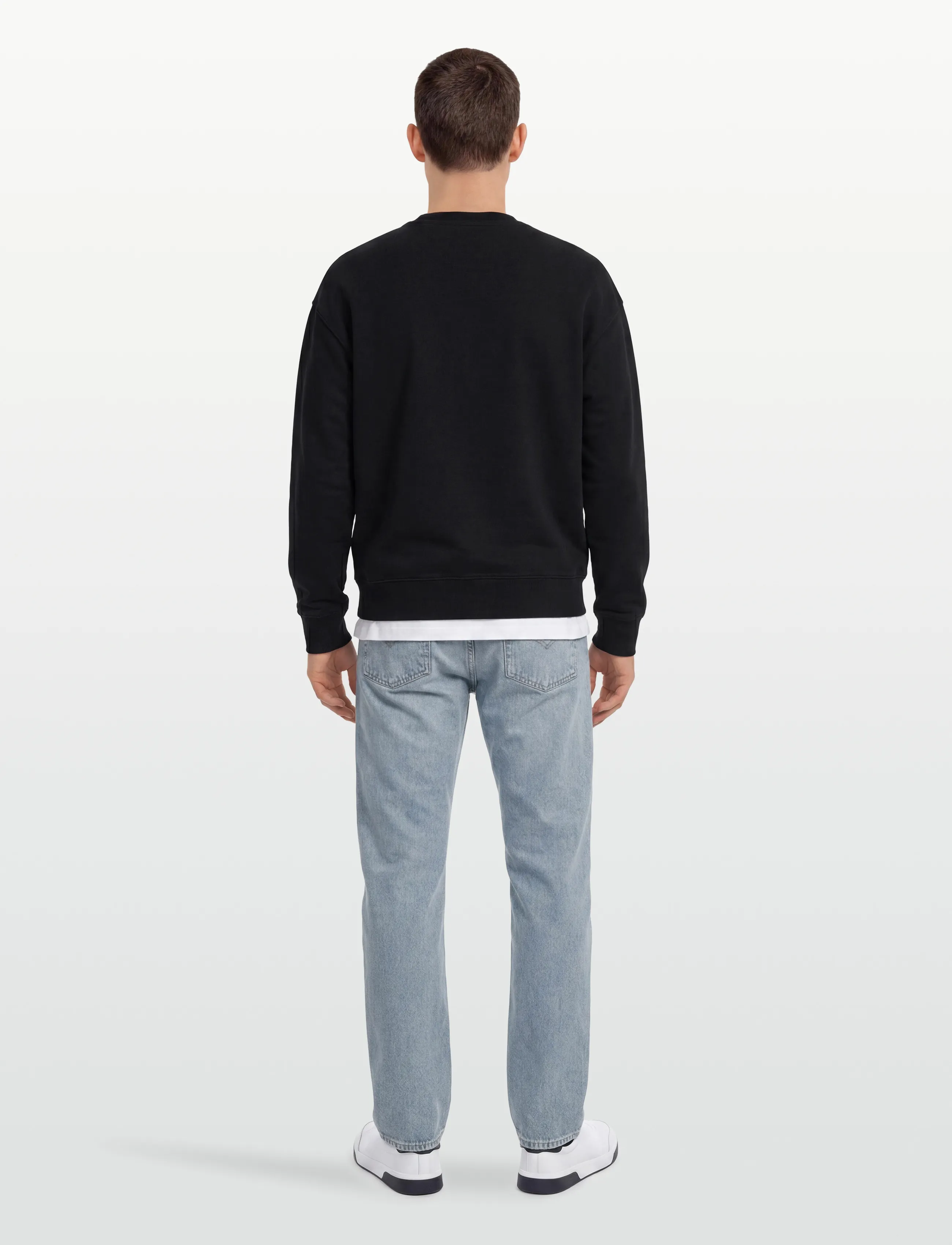 Maison Kitsune - CAFÉ KITSUNÉ COFFEE CUP RELAXED SWEATSHIRT - sweatshirts - black - 4