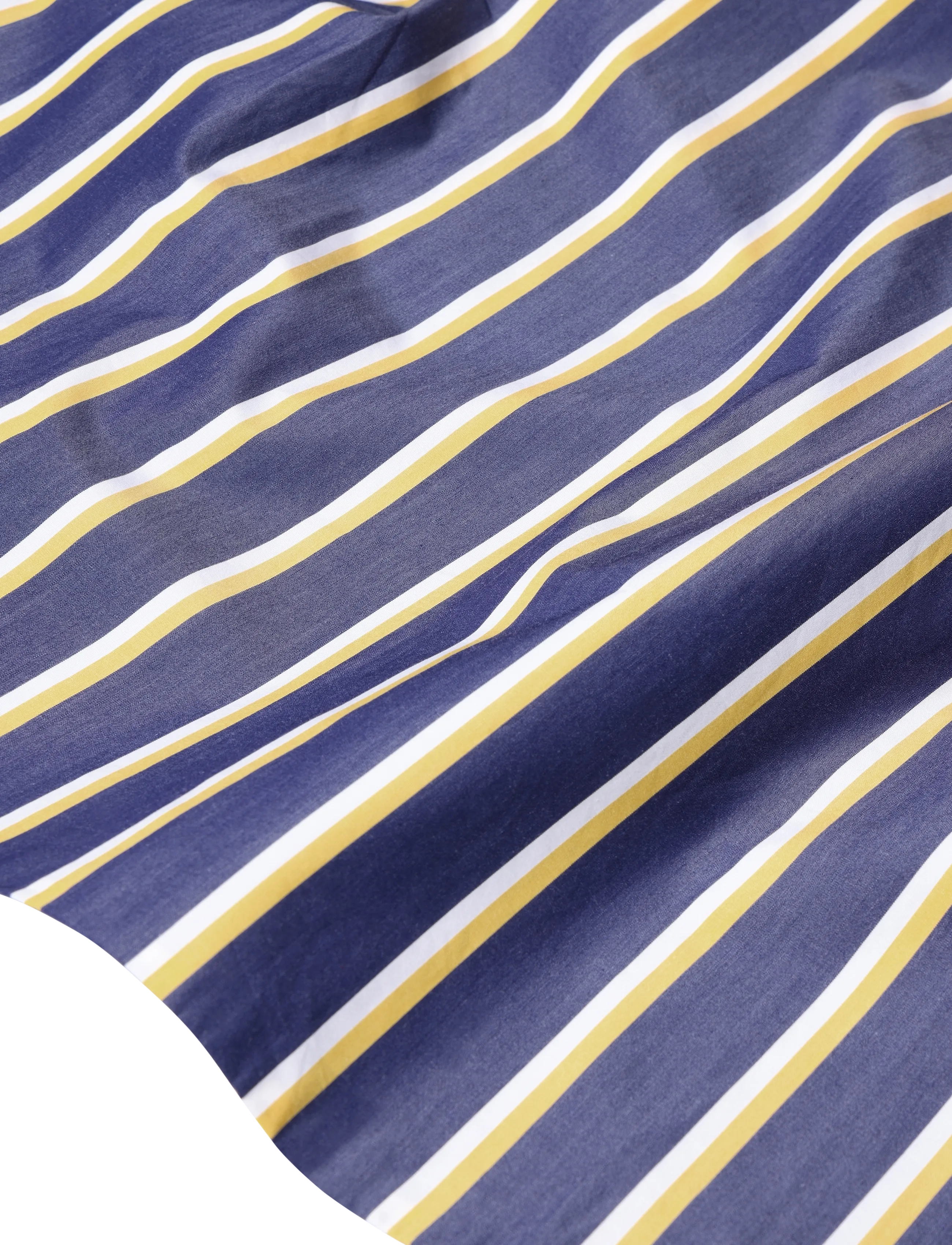 Maison Kitsune - STRIPES HOLLY FLARED TOP - navy stripe - 3