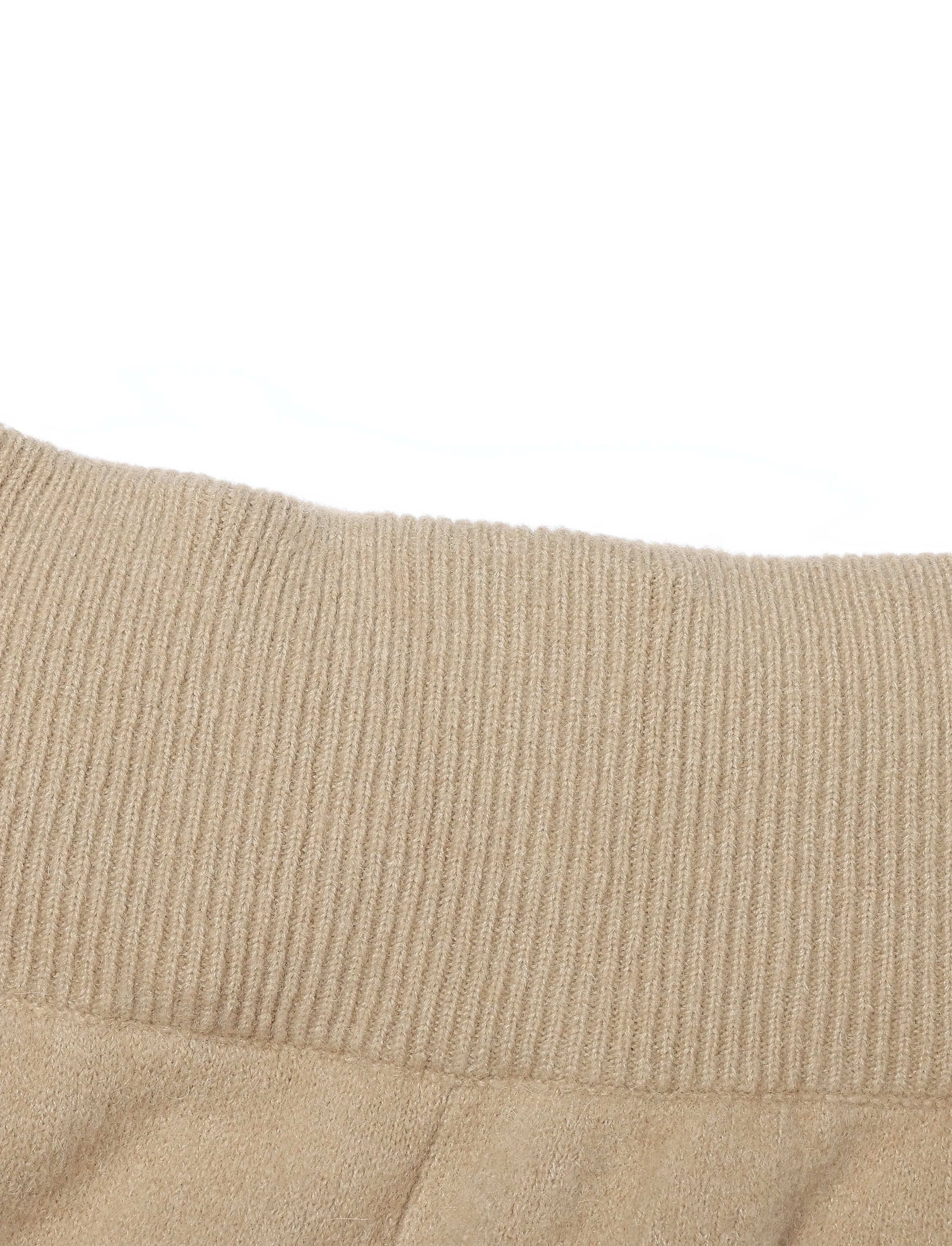 Maison Kitsune - TWO-TONE KNITTED PANTS - poolpikad püksid - beca - 2