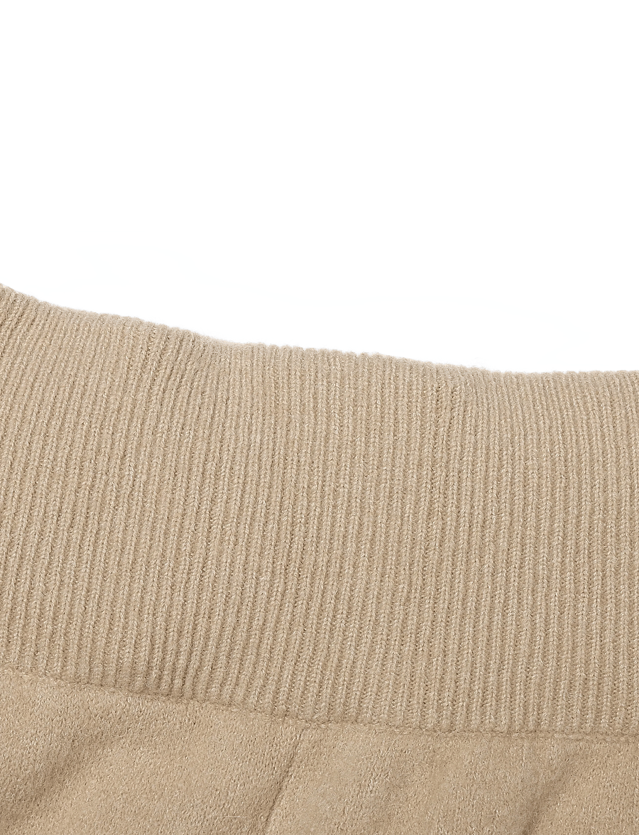 Maison Kitsune - TWO-TONE KNITTED PANTS - poolpikad püksid - beca - 5