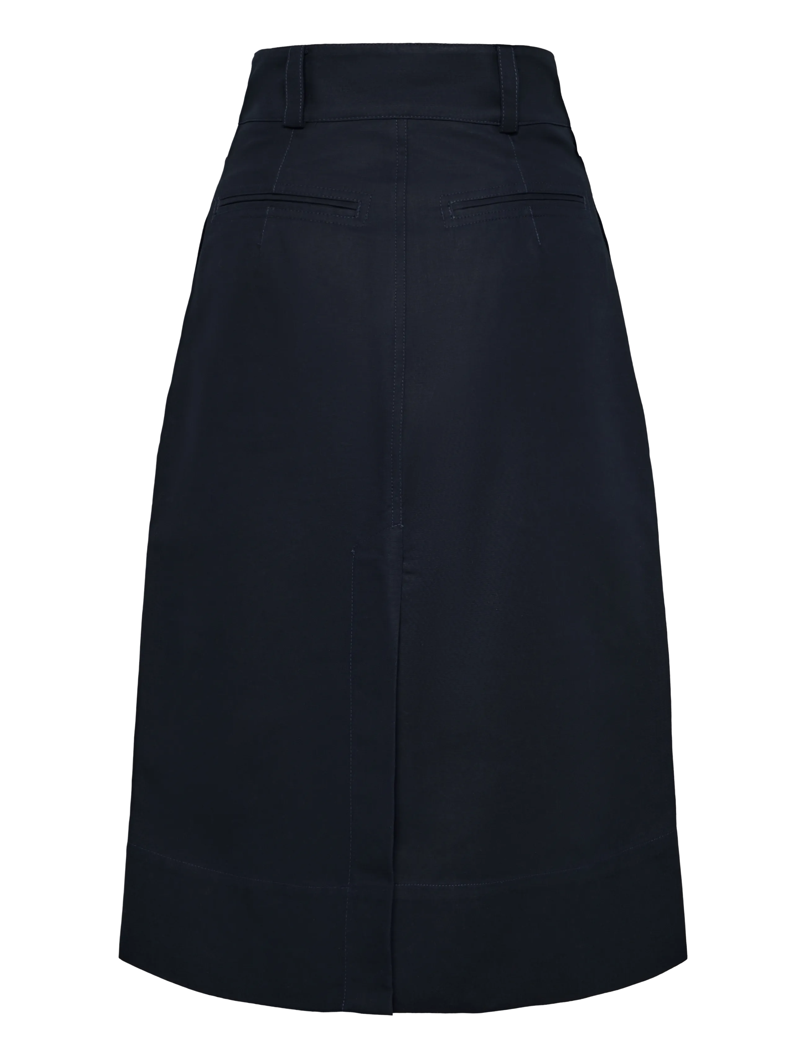 Maison Kitsune - ARMY SKIRT - midiseelikud - dark navy - 1