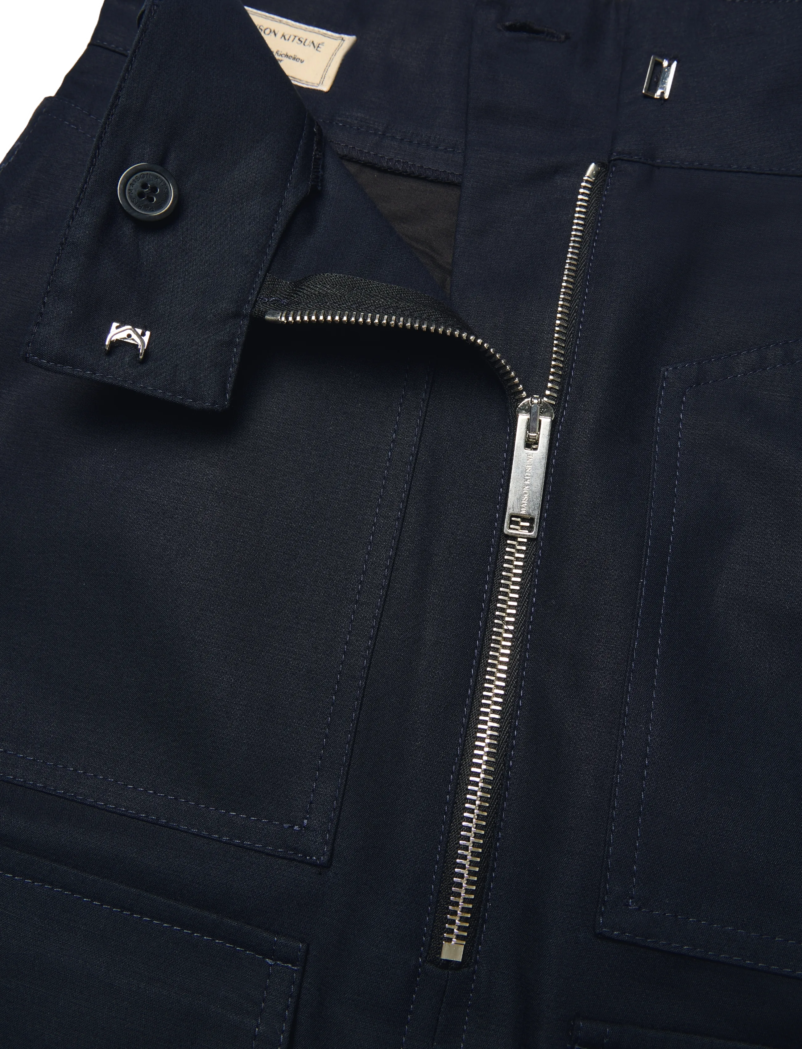 Maison Kitsune - ARMY SKIRT - midiseelikud - dark navy - 2