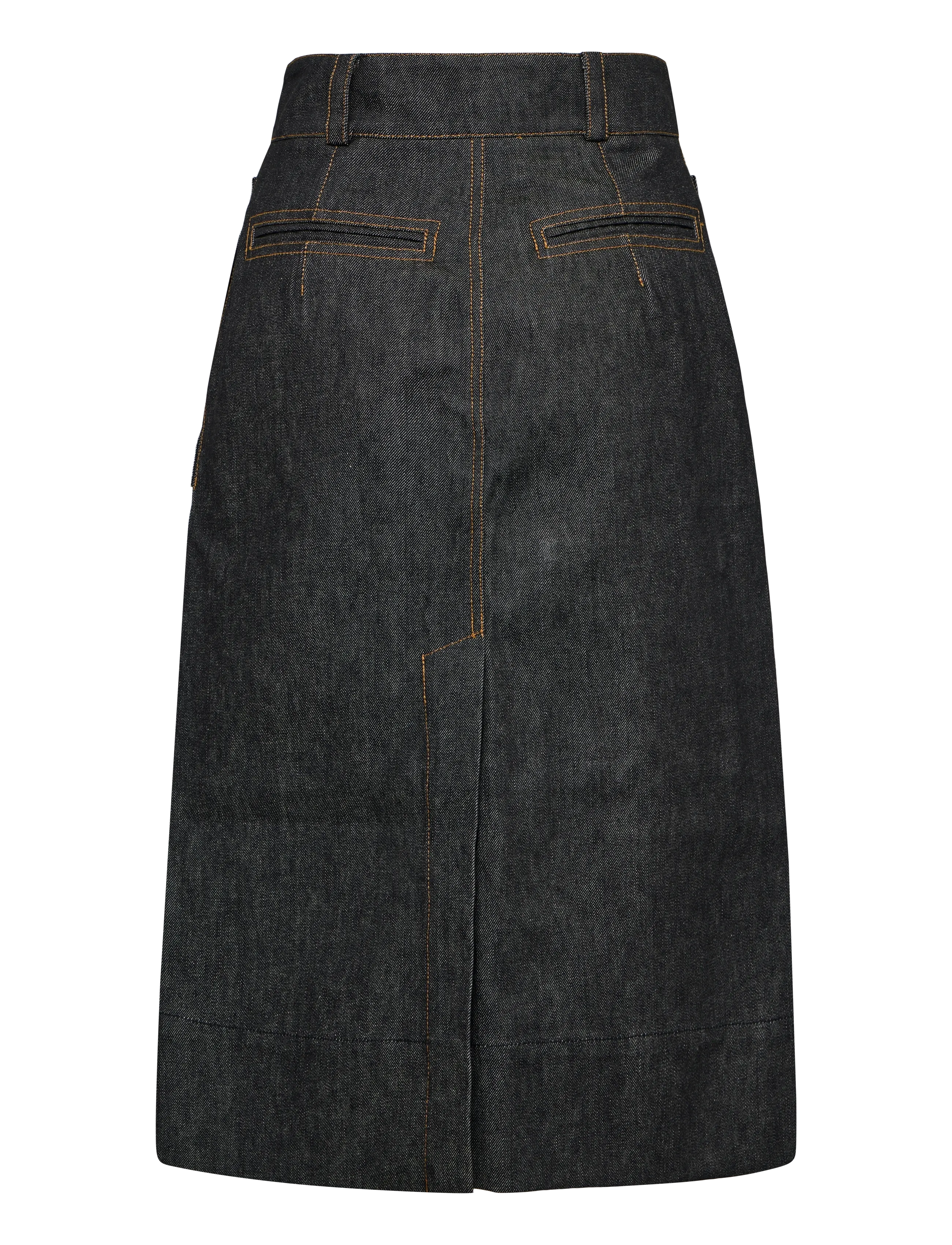 Maison Kitsune - ARMY SKIRT - jeanskjolar - black - 1