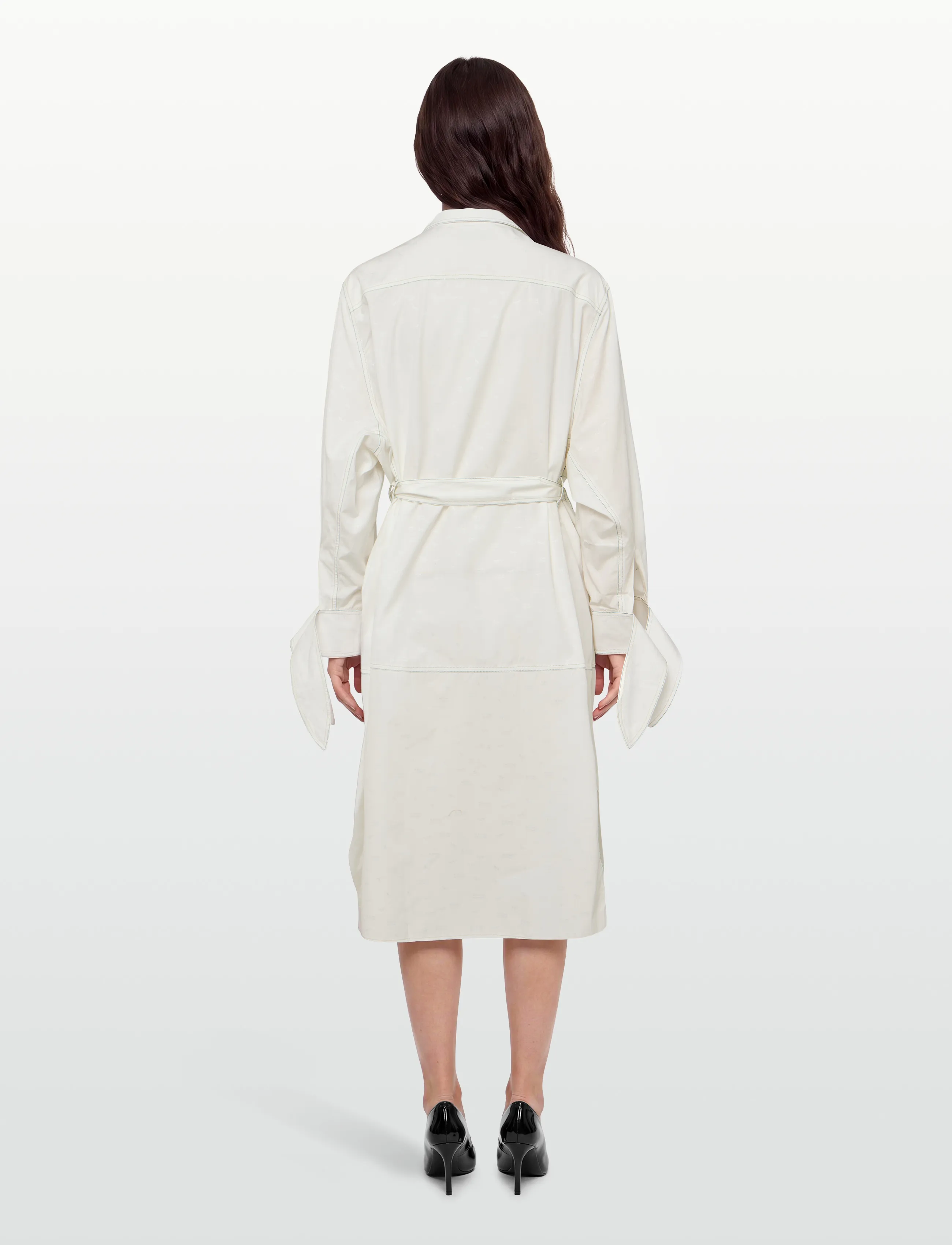 Maison Kitsune - SHIRT DRESS - robes chemises - off white - 4