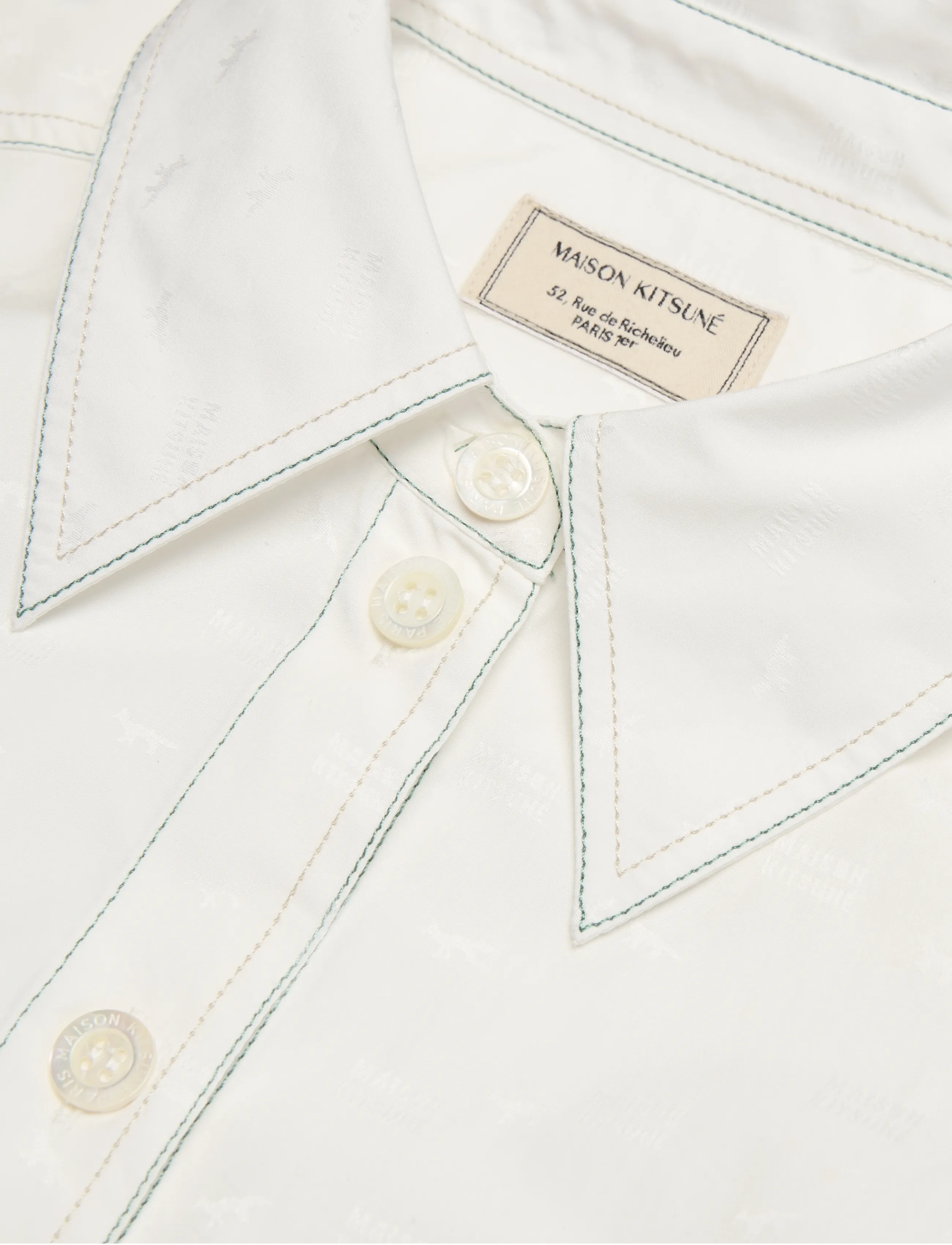 Maison Kitsune - SHIRT DRESS - off white - 2