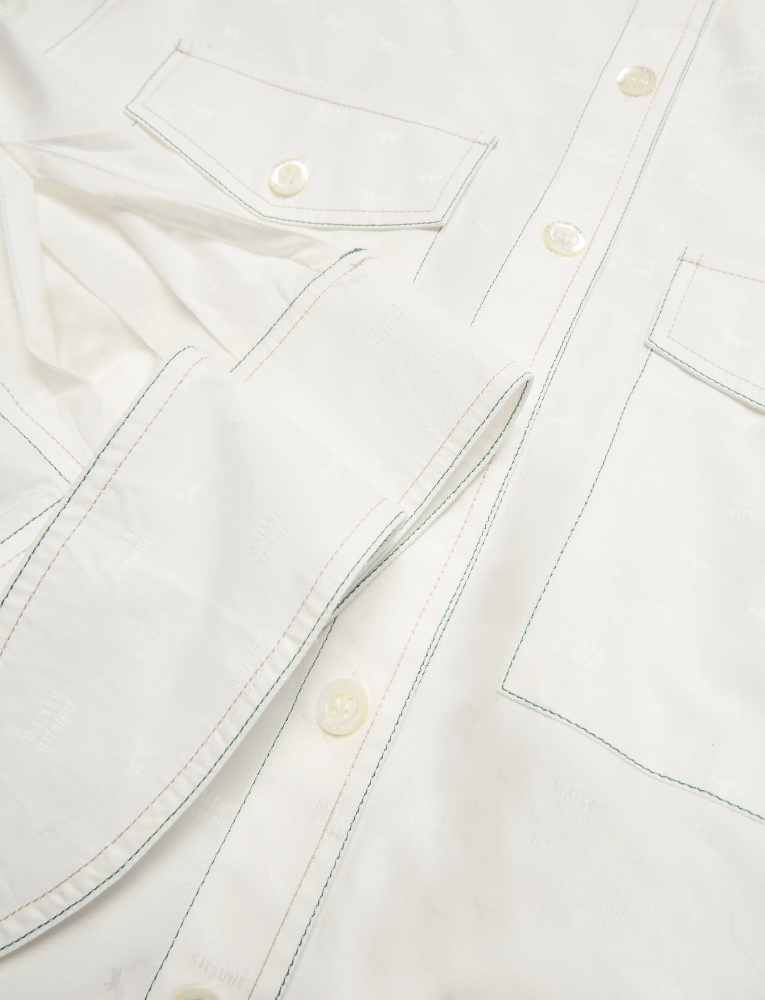 Maison Kitsune - SHIRT DRESS - off white - 3