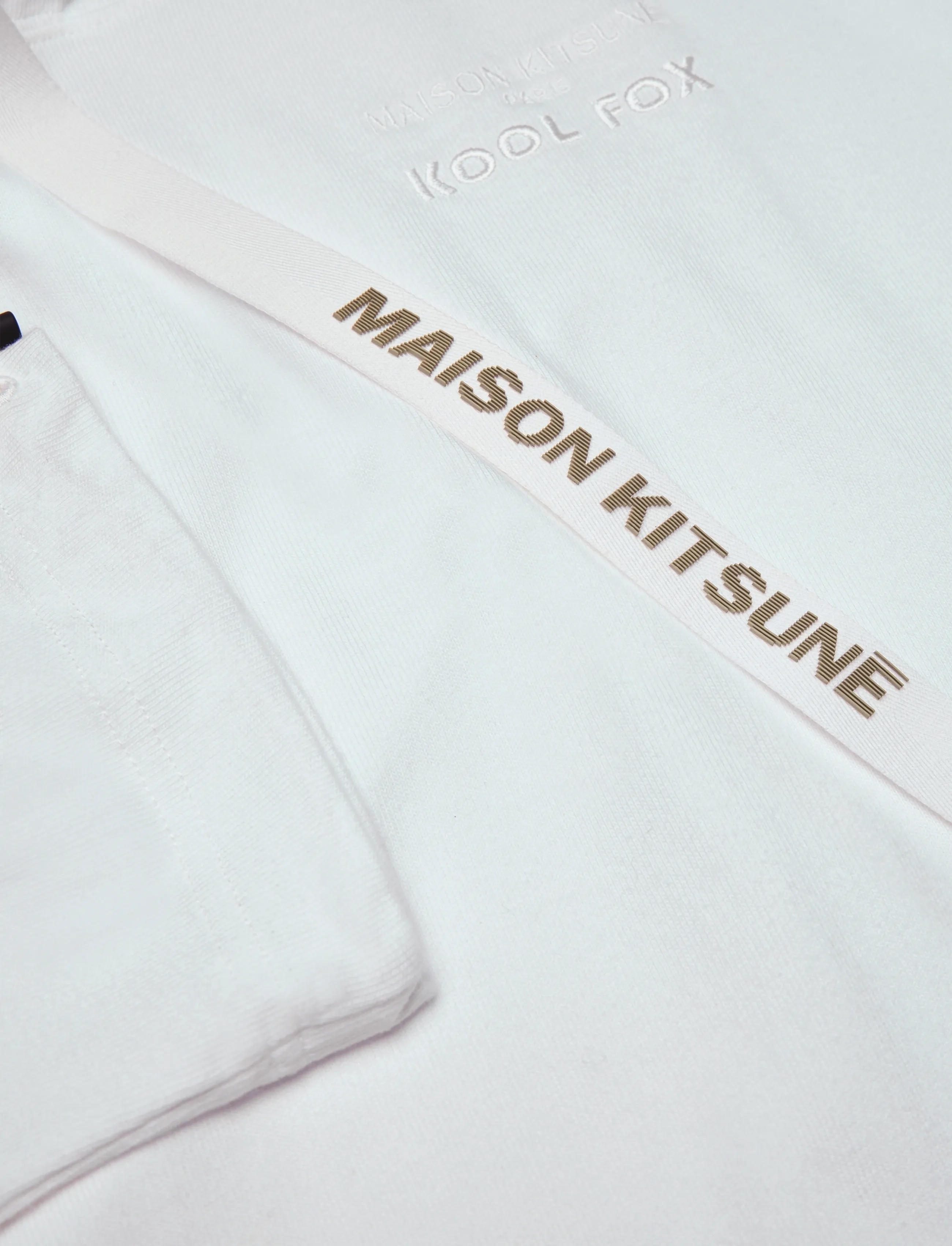Maison Kitsune - HOODIE DRESS - white - 5